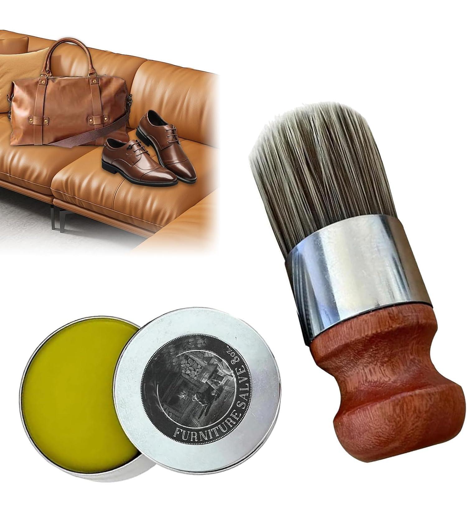 Wise Owl Furnique Salve - 2-in-1 Leather Care & Beeswax Furniture Polish | Universal Leather Balm & Wood Cream - Buy Online on GoSupps.com