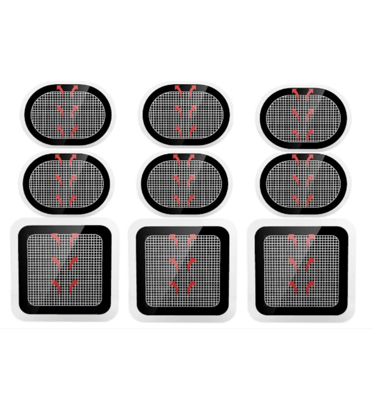 Hocoso Soyoko Replacement Gel Pads - 9 Pack Electrode Body Pads Updated Gel Adhesives for Abdominal Muscle Belt - International Shipping - Buy Online on GoSupps.com