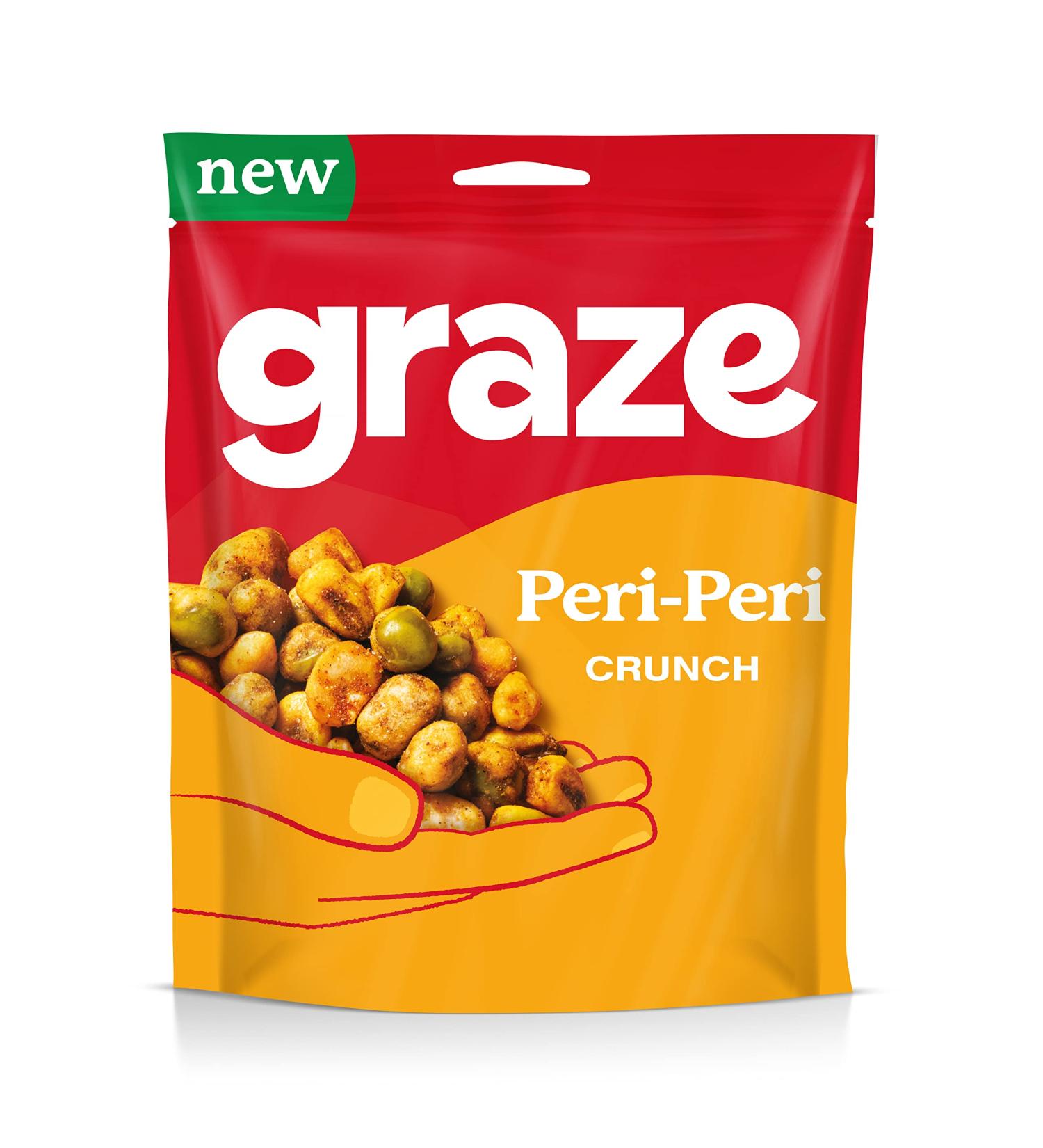 Graze - Peri Peri Crunch Mixed Sharing Snacks Vegan Friendly 100g - Buy Online on GoSupps.com