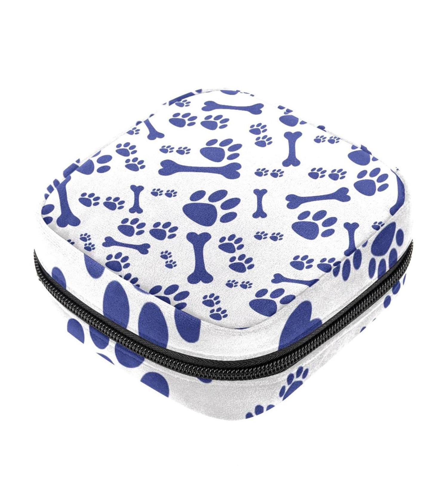 Portable Storage Bags for Women's Bandages & Dog Paw Prints - Ideal for Menstruation & Teen Girls - Buy Online on GoSupps.com