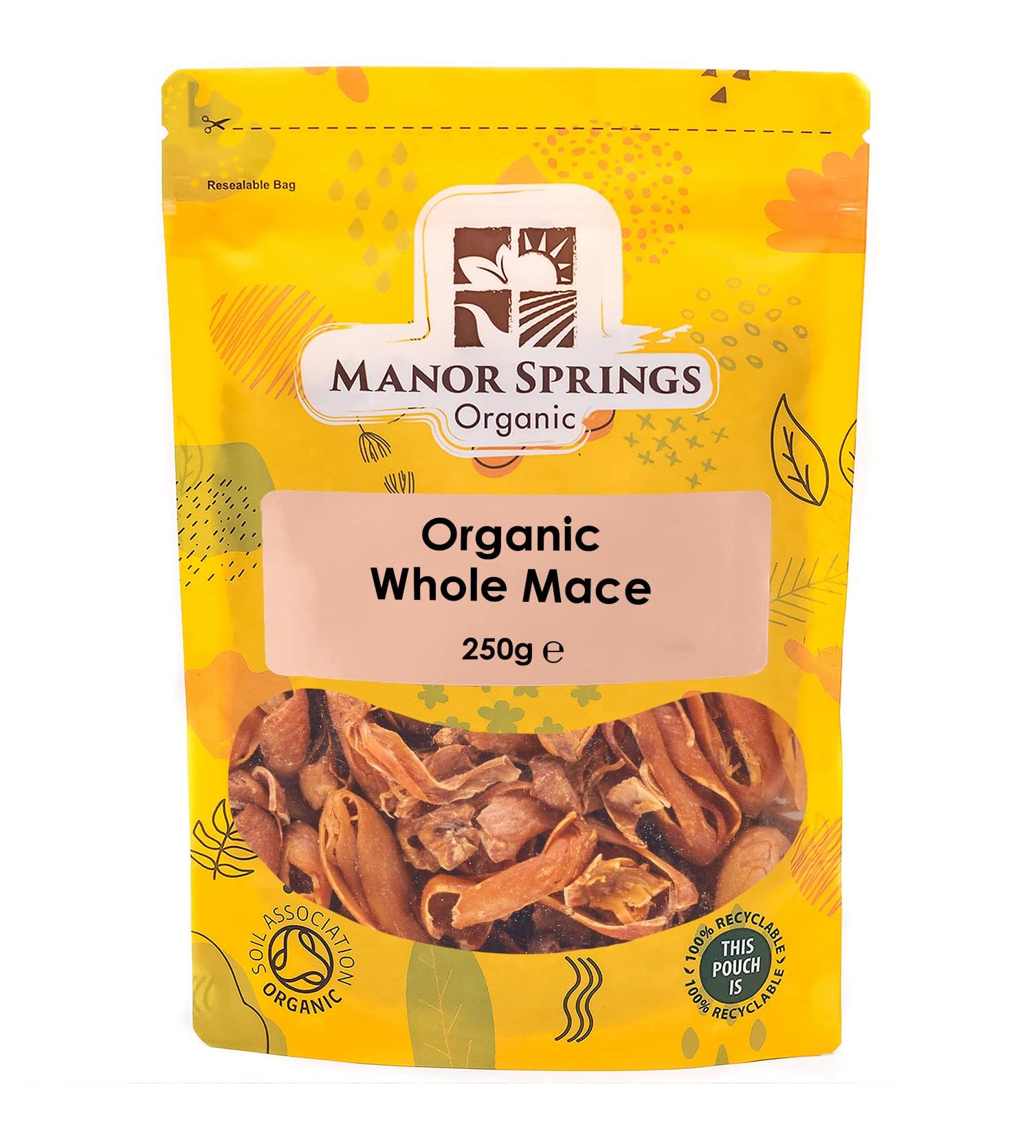 Organic Whole Mace 250g by Manor Springs Organic