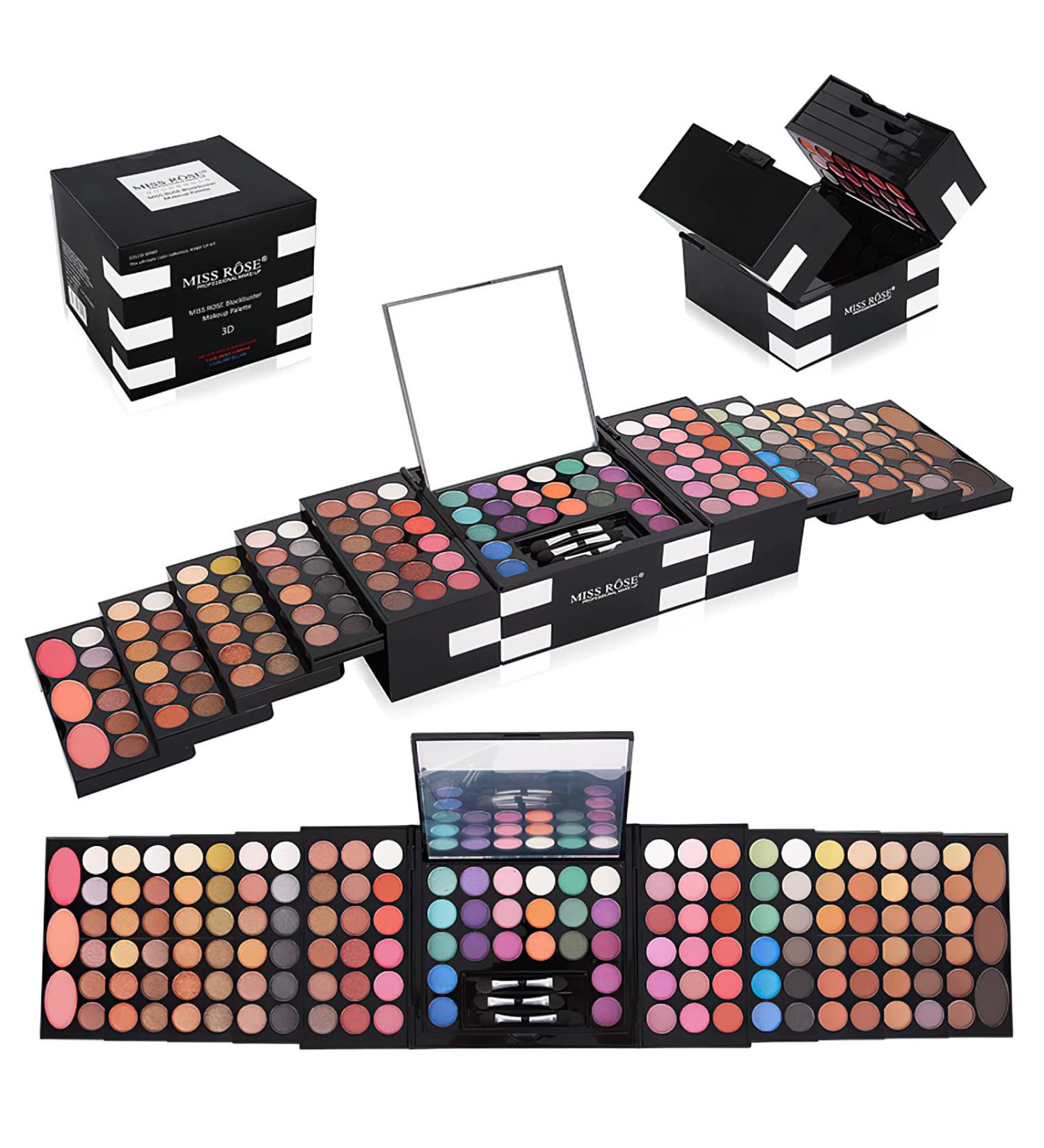 UNIFULL 148 Colors Makeup Palette Set: Professional All In One Gift Kit for Women - Eyeshadow, Blush, Eyebrow Powder Included (045) - Buy Online on GoSupps.com