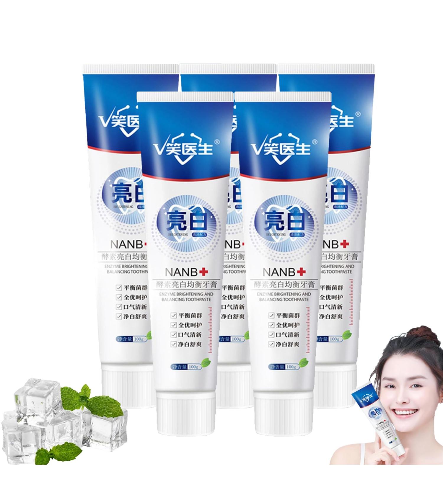 2024 SP-4 Probiotic Rapid Whitening Toothpaste - Ultra Whitening & Gum Care (5PC) | Smile Doctor - Buy Online on GoSupps.com