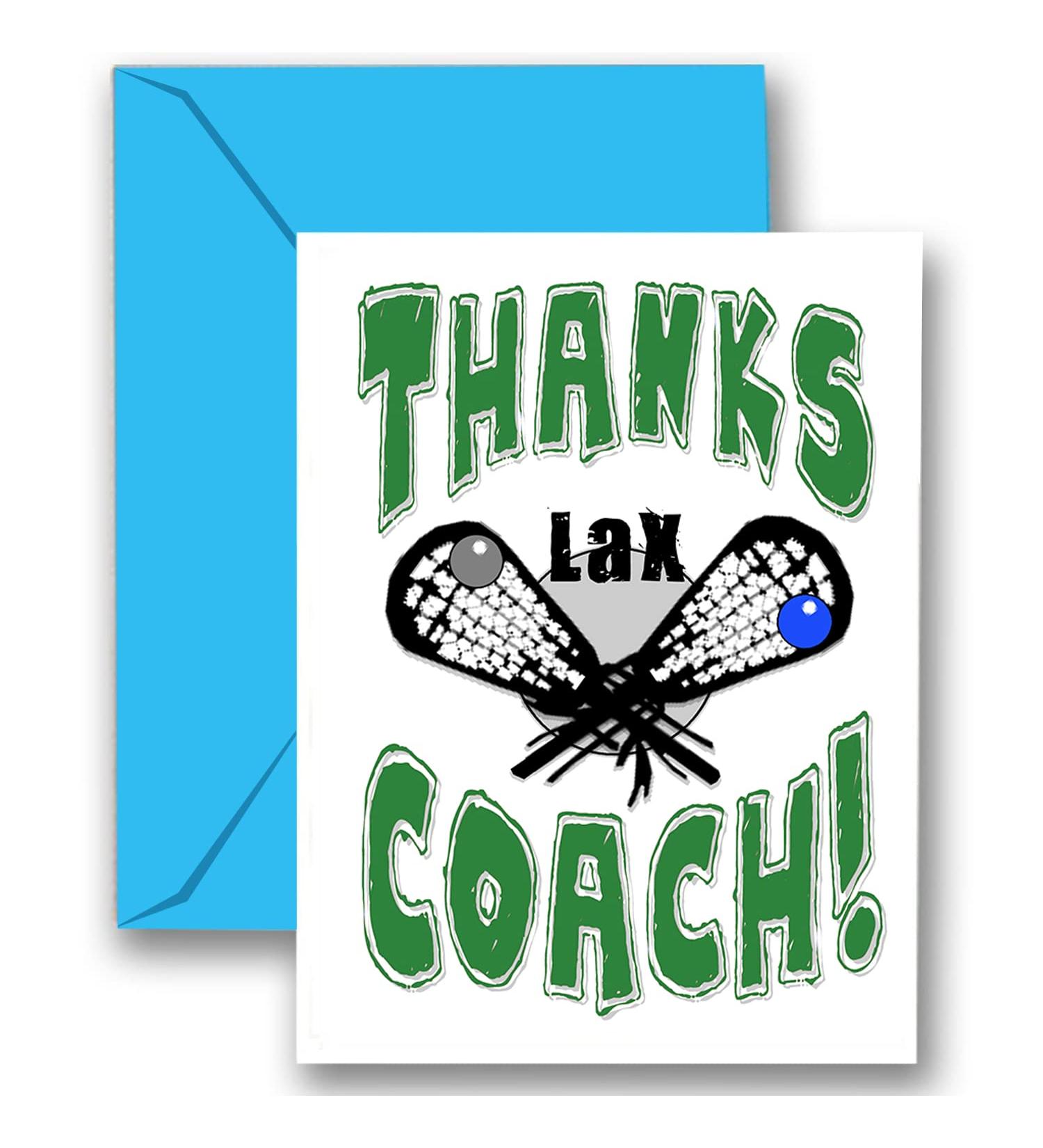Play Strong 3-Pack Thanks Lacrosse Coach You're Awesome (Green  5x7) Greeting Thank You Cards Set Amazing for Lacrosse Players  Teams  Coaches  Family and Fans - Your Coaches Will Love 'Em! - Buy Online on GoSupps.com