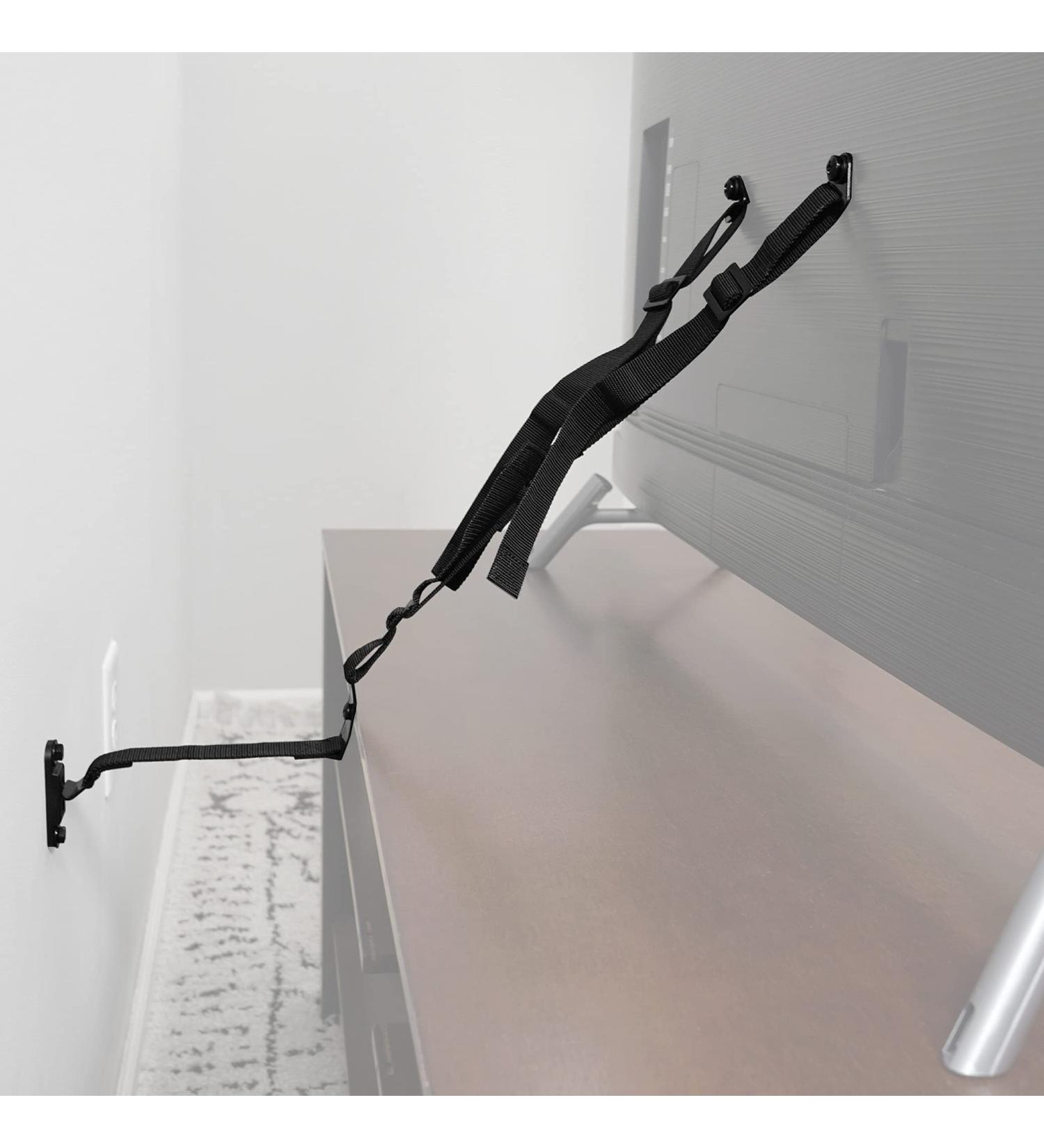 ECHOGEAR TV Safety Straps - Anchor TVs Up to 90" to Furniture Or The Wall - Pre-Assembled Anti-Tip Strap Includes All Hardware for Baby Proofing Your TV - Buy Online on GoSupps.com