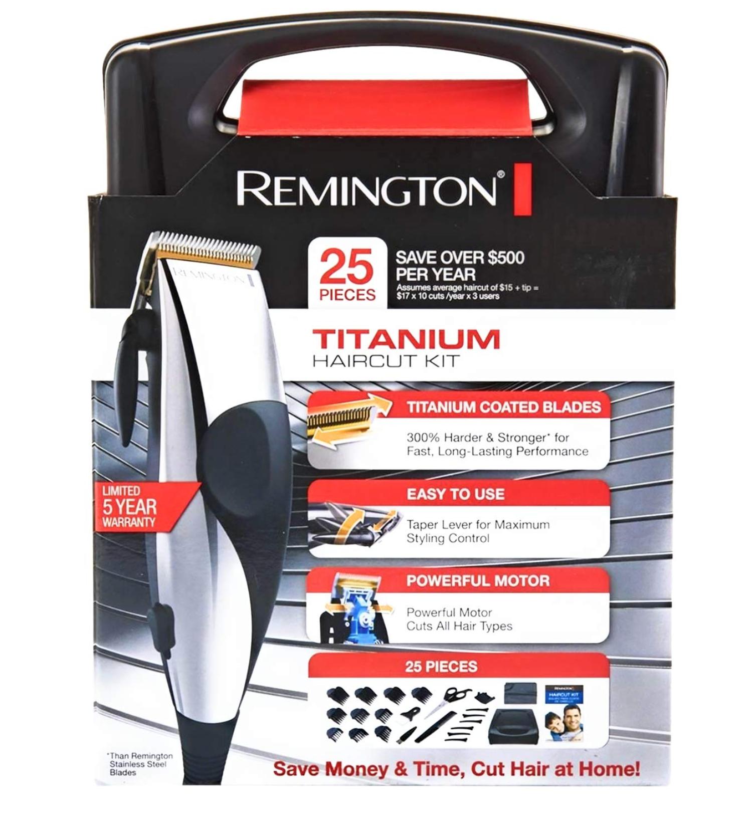 Remington HC-822 25 Piece Trim Expert Hair Clipper Set