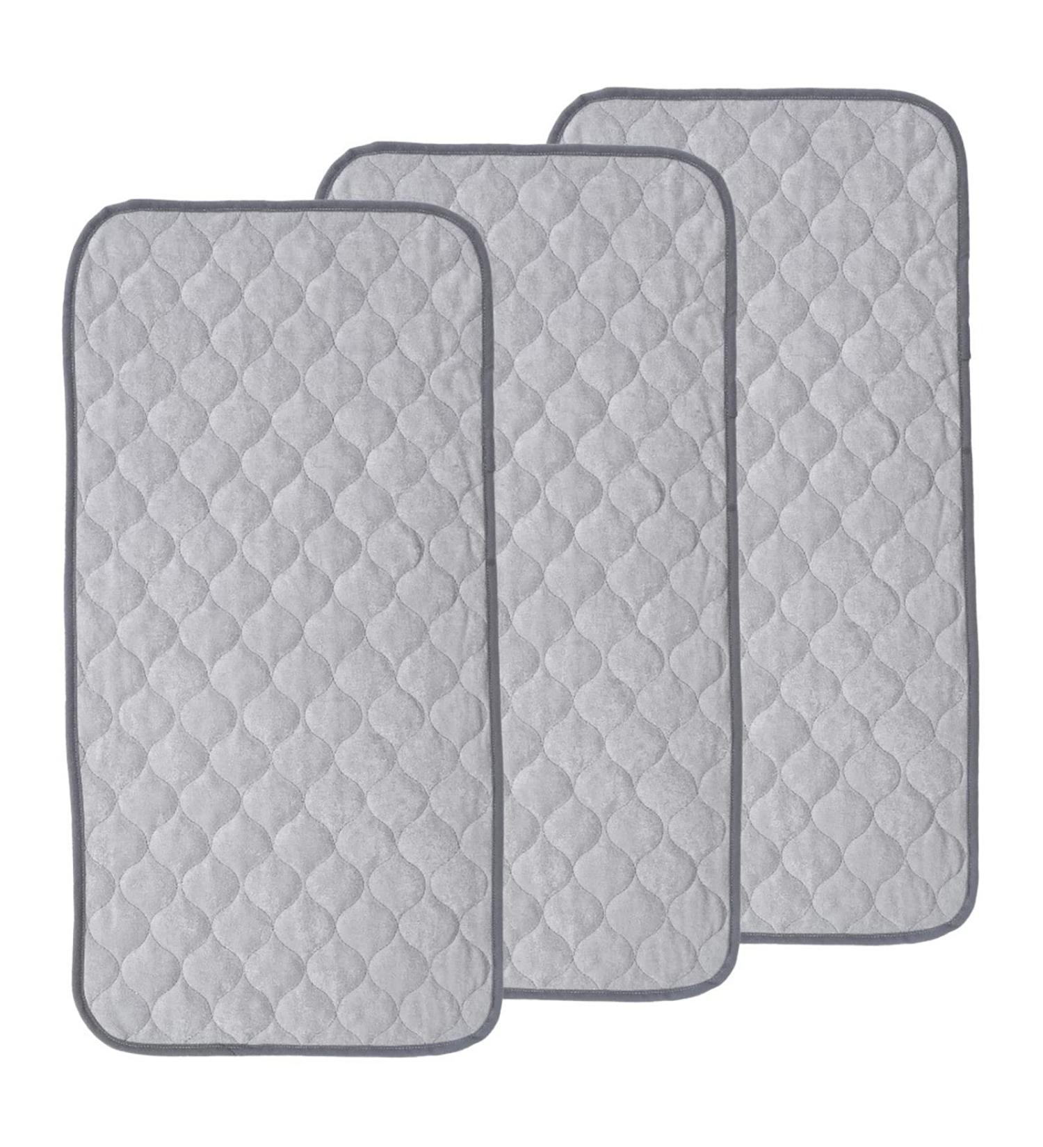 Buy Soonhua 3x Wrap Quilted Bamboo Cotton Changing Pad - Waterproof Washable Soft & Reusable for Home & Travel - Buy Online on GoSupps.com
