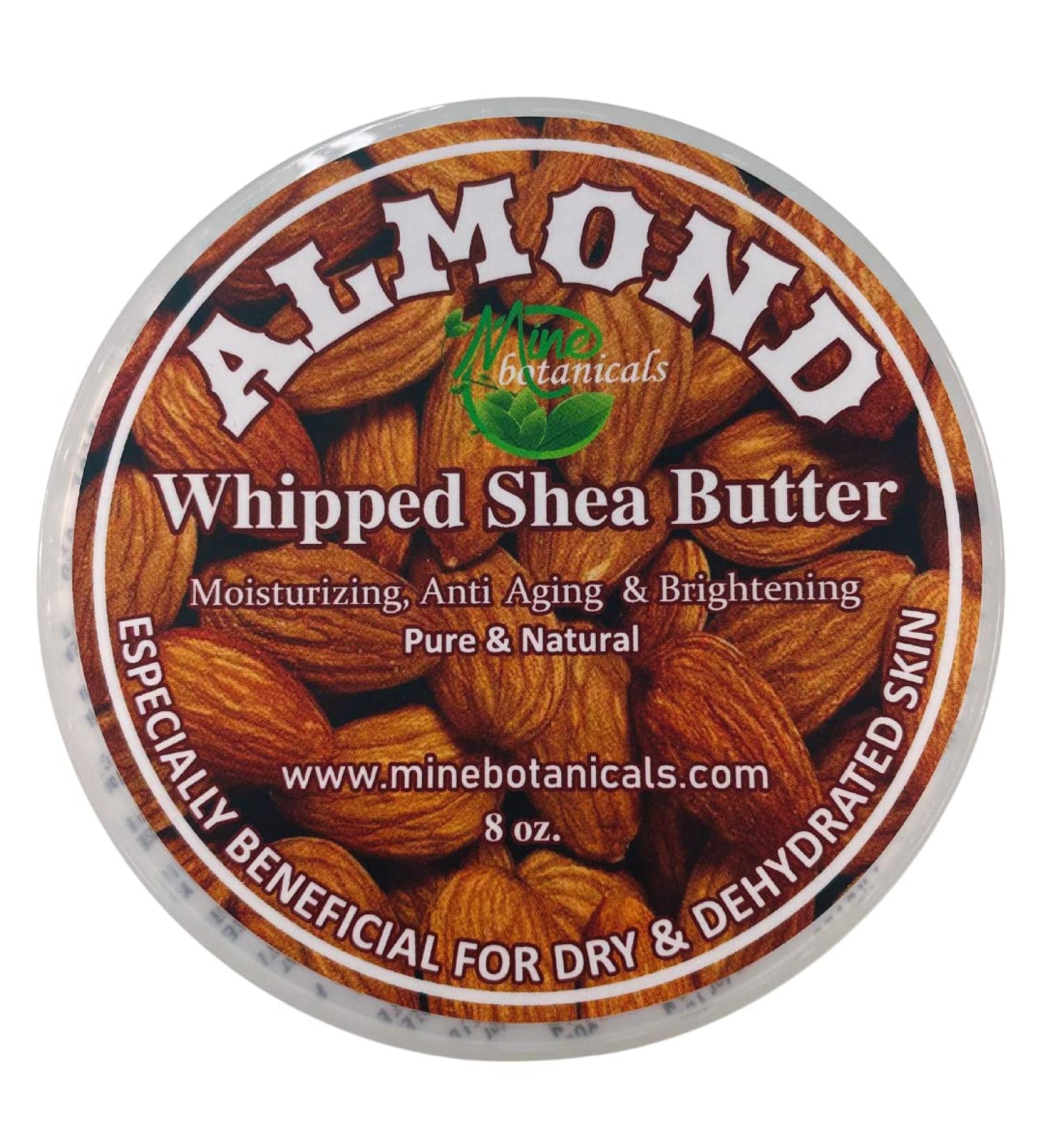 Mine Botanicals Almond Whipped Shea Butter | Luxurious Moisturizer for All Skin Types | Shop Internationally - Buy Online on GoSupps.com