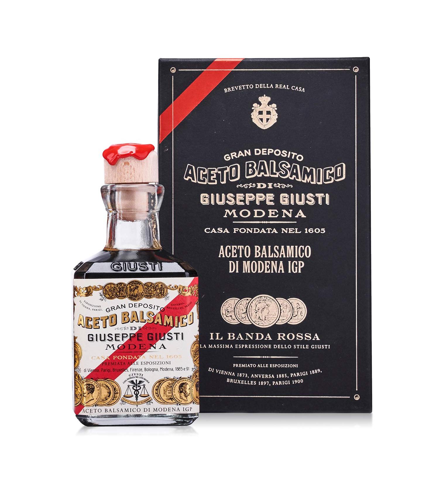 Giusti - Balsamic Vinegar of Modena IGP - 5 Gold Medals - 250ml Cubica - Buy Online on GoSupps.com