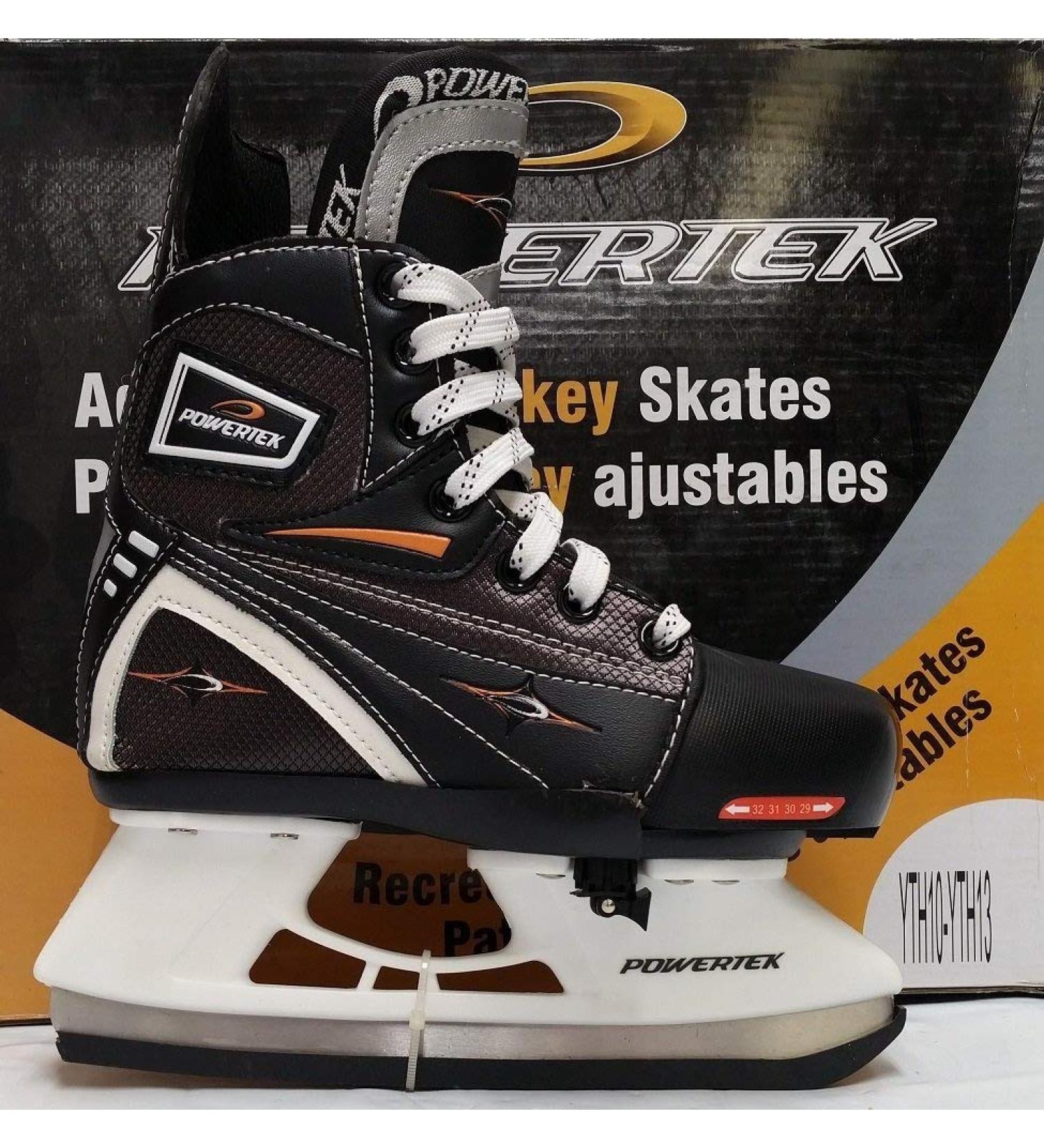 Powertek V3.0 Tek Adjustable Youth Hockey Skate YTH10-YTH13 - Buy Online on GoSupps.com