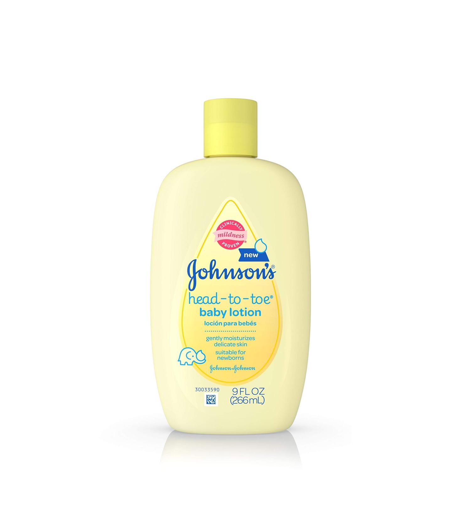 Johnson's Head-to-Toe Baby Lotion 9 Fl. Oz - Moisturizing Baby Skincare - Buy Online on GoSupps.com