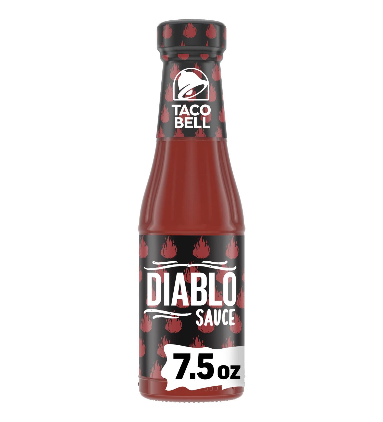 Taco Bell Diablo Sauce - Spicy Flavor Boost (7.5 oz Bottle) - Buy Online on GoSupps.com