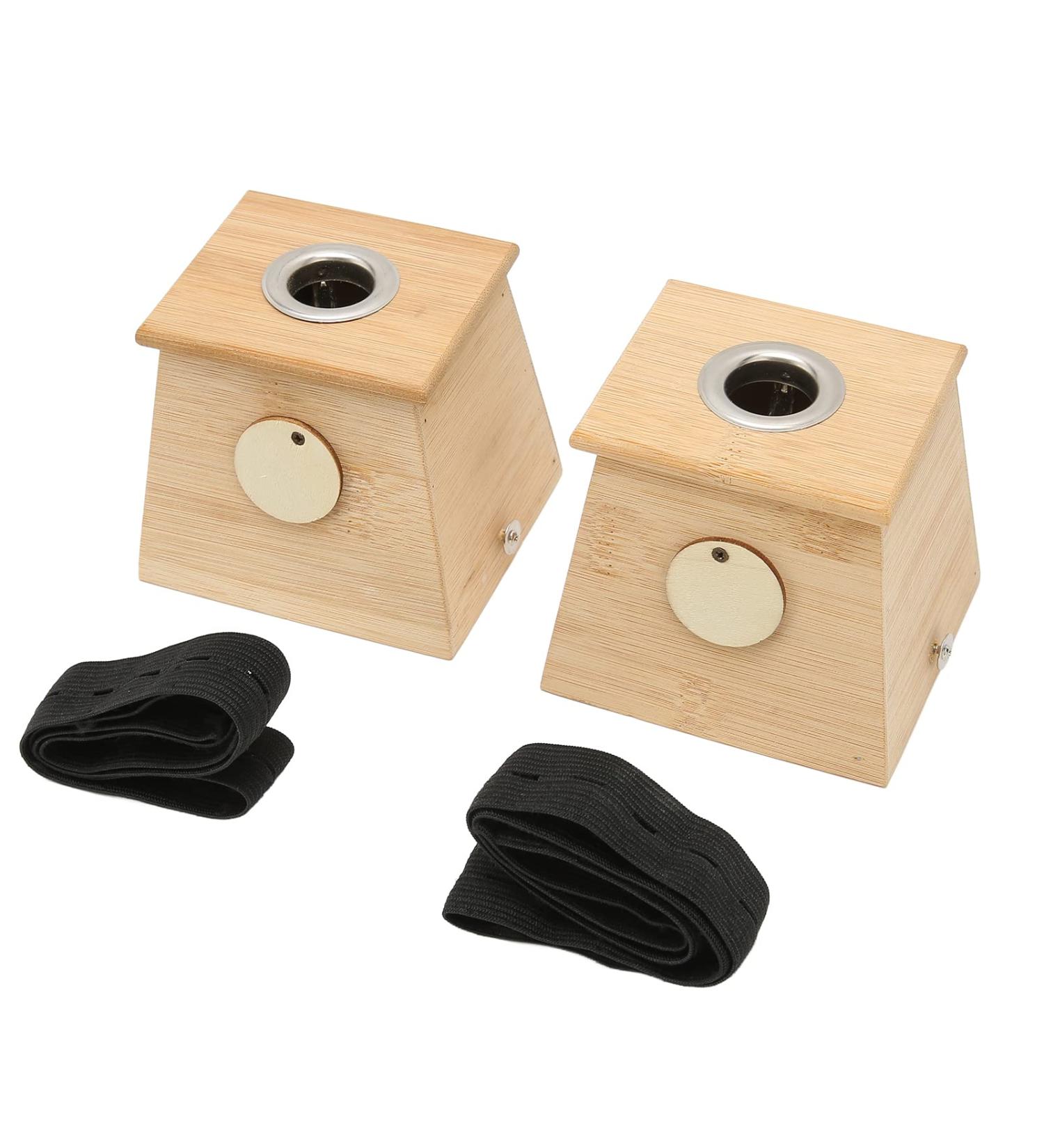 Moxibustion Box - Comfortable Temperature Control & Exquisite Bamboo Moxa Roller Holder for Safe Home Use | Ideal for Men - Buy Online on GoSupps.com