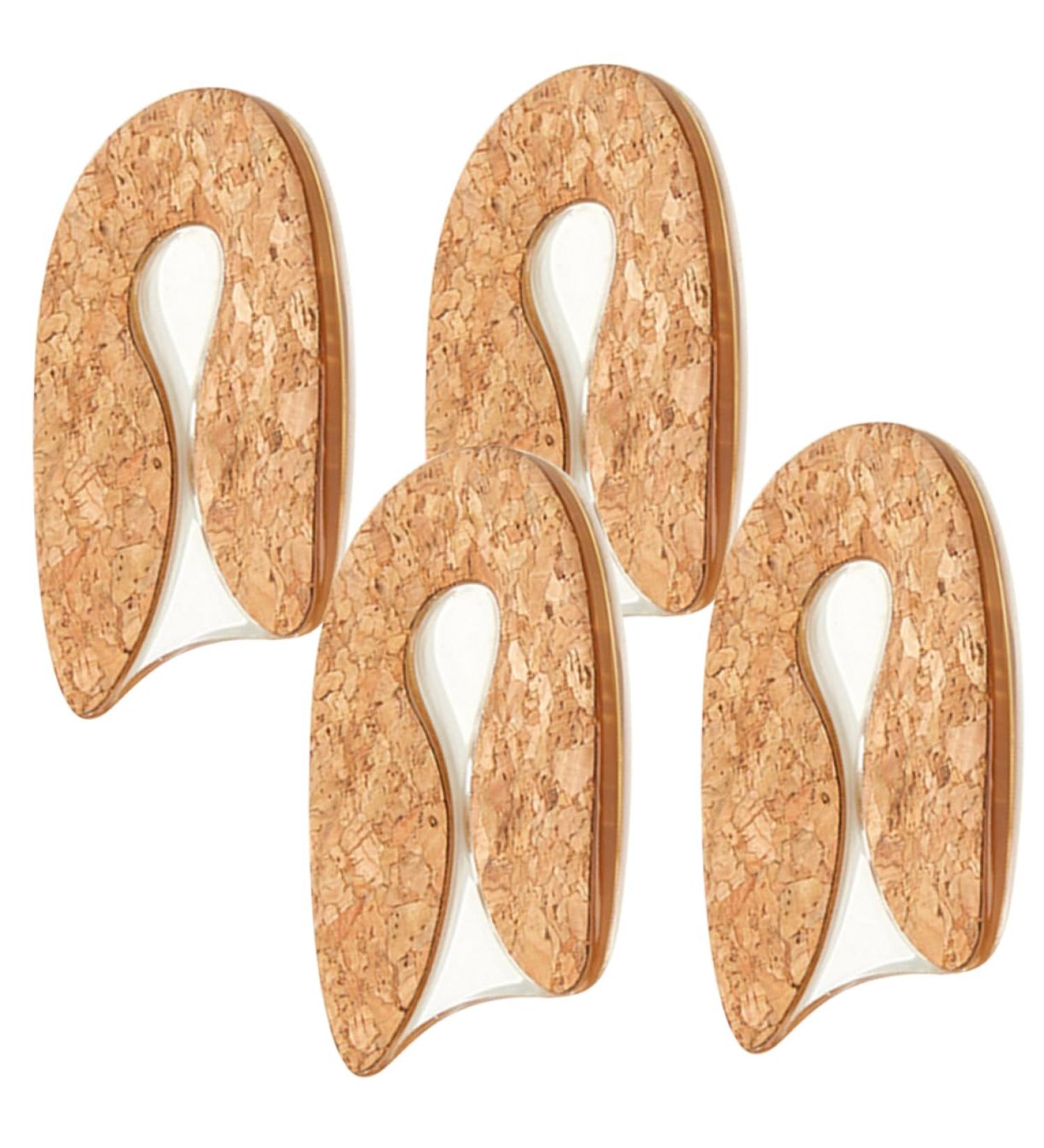 NOLITOY Silicone Heel Pads for Women 4 Pairs Transparent Heel Insoles for Overpronation & Comfort Shoe Accessories for Ultimate Support - Buy Online on GoSupps.com