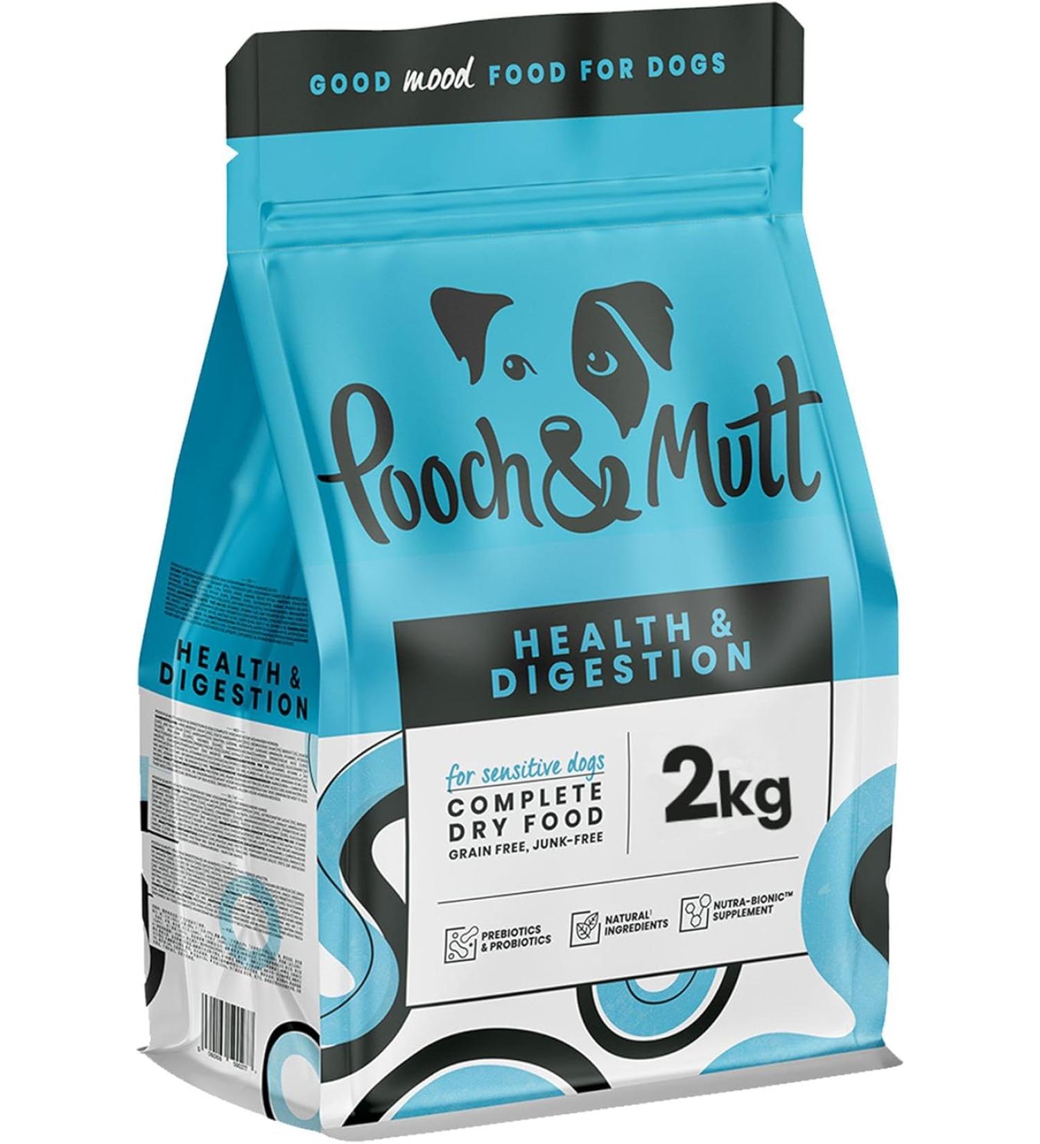 Pooch & Mutt Health & Digestion Complete Dry Dog Food Salmon and Sweet Potato Grain Free - 70.54 Oz - Buy Online on GoSupps.com