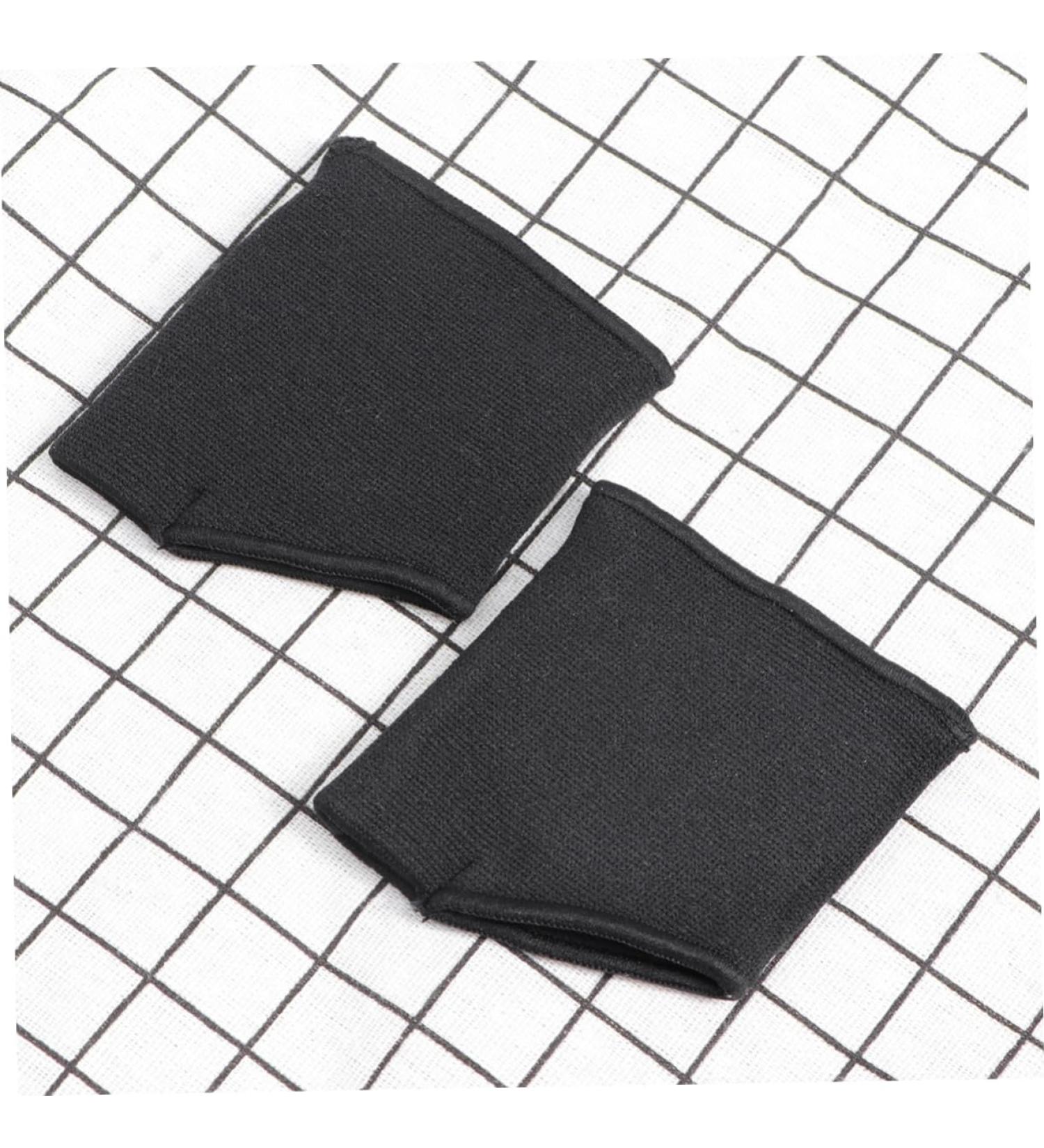 2pcs Half Sleeve Bunion Straighteners + Night Splint Heels Cushioning Pads | Black | 8X6CM - Buy Online on GoSupps.com