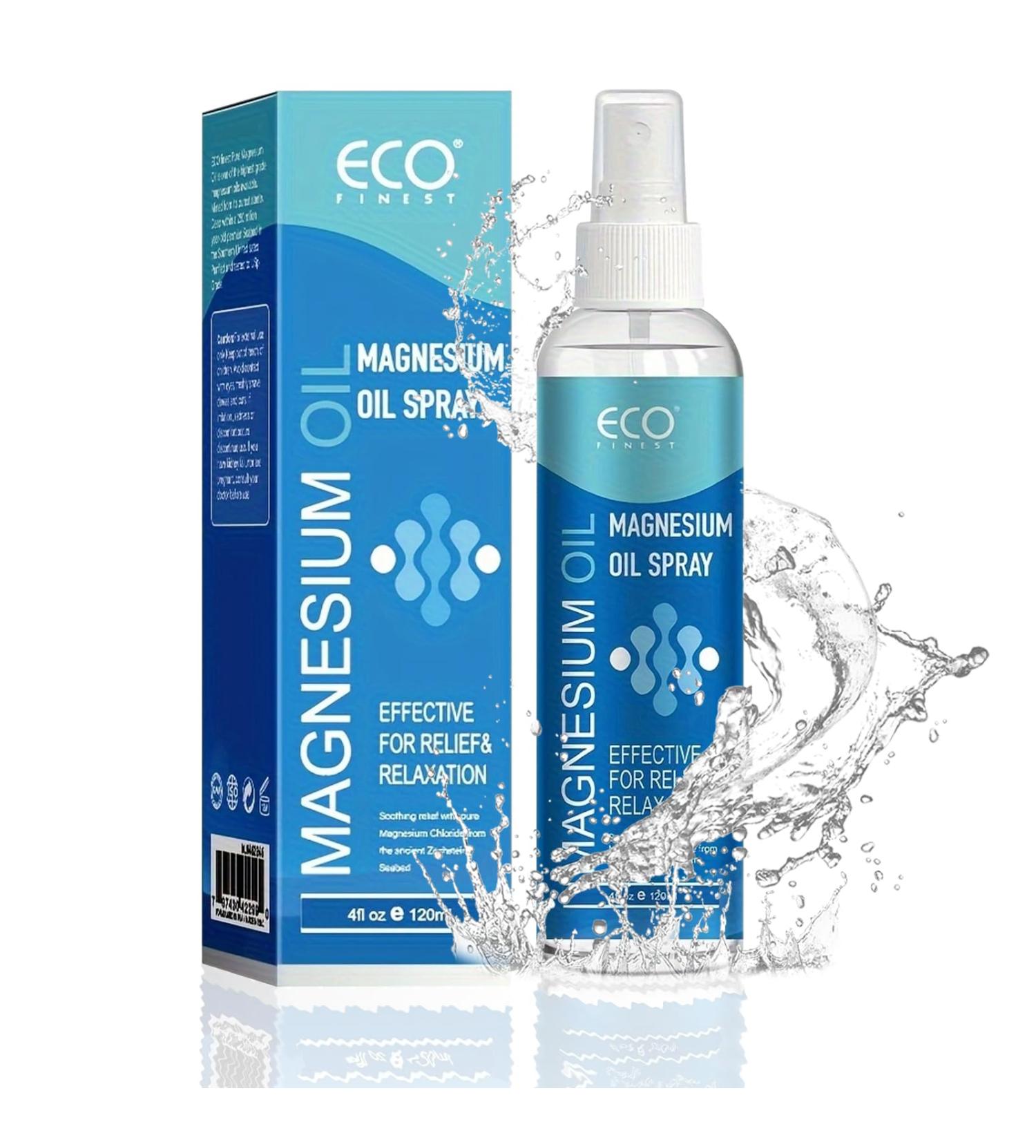 Pure Magnesium Oil Spray Topical Magnesium Spray Magnesium Oil for Feet Skin & Body Easy to Absorb and Use Women & Men - Buy Online on GoSupps.com