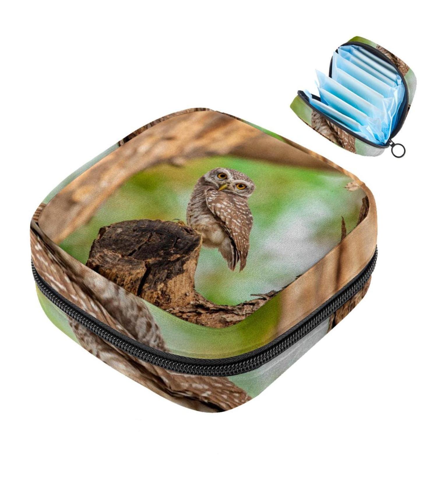 Spotted Owlet Women's Menstrual Pad & Cup Pocket with Zipper - Best Storage Solution for Teens & Women - Buy Online on GoSupps.com