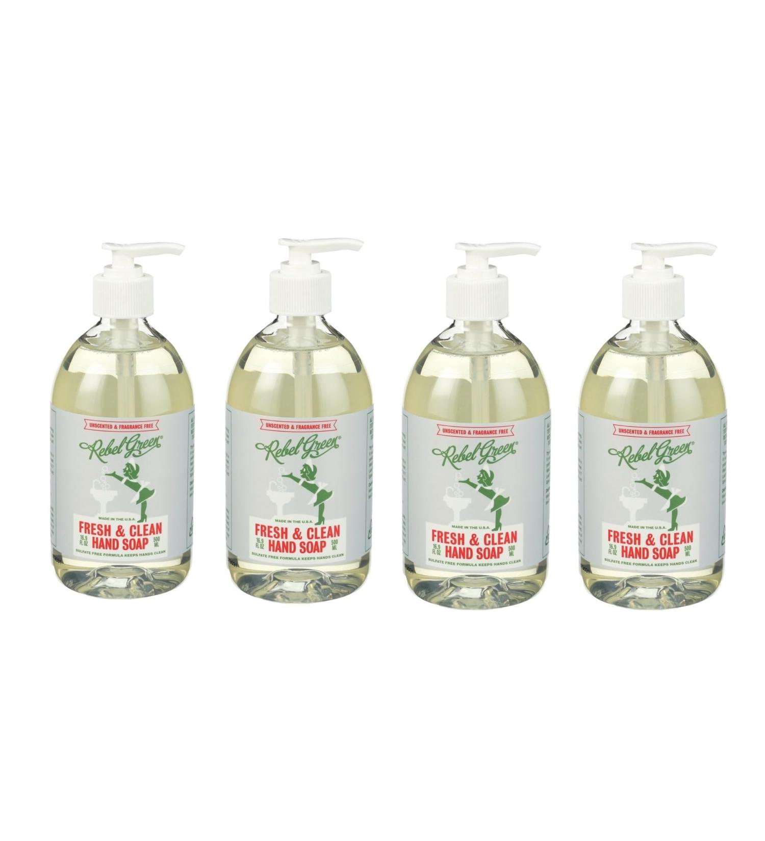 Rebel Green Soap Hand Unscented 16.89 oz Unscented 16.9 Fl Oz (Pack of 1) - Buy Online on GoSupps.com