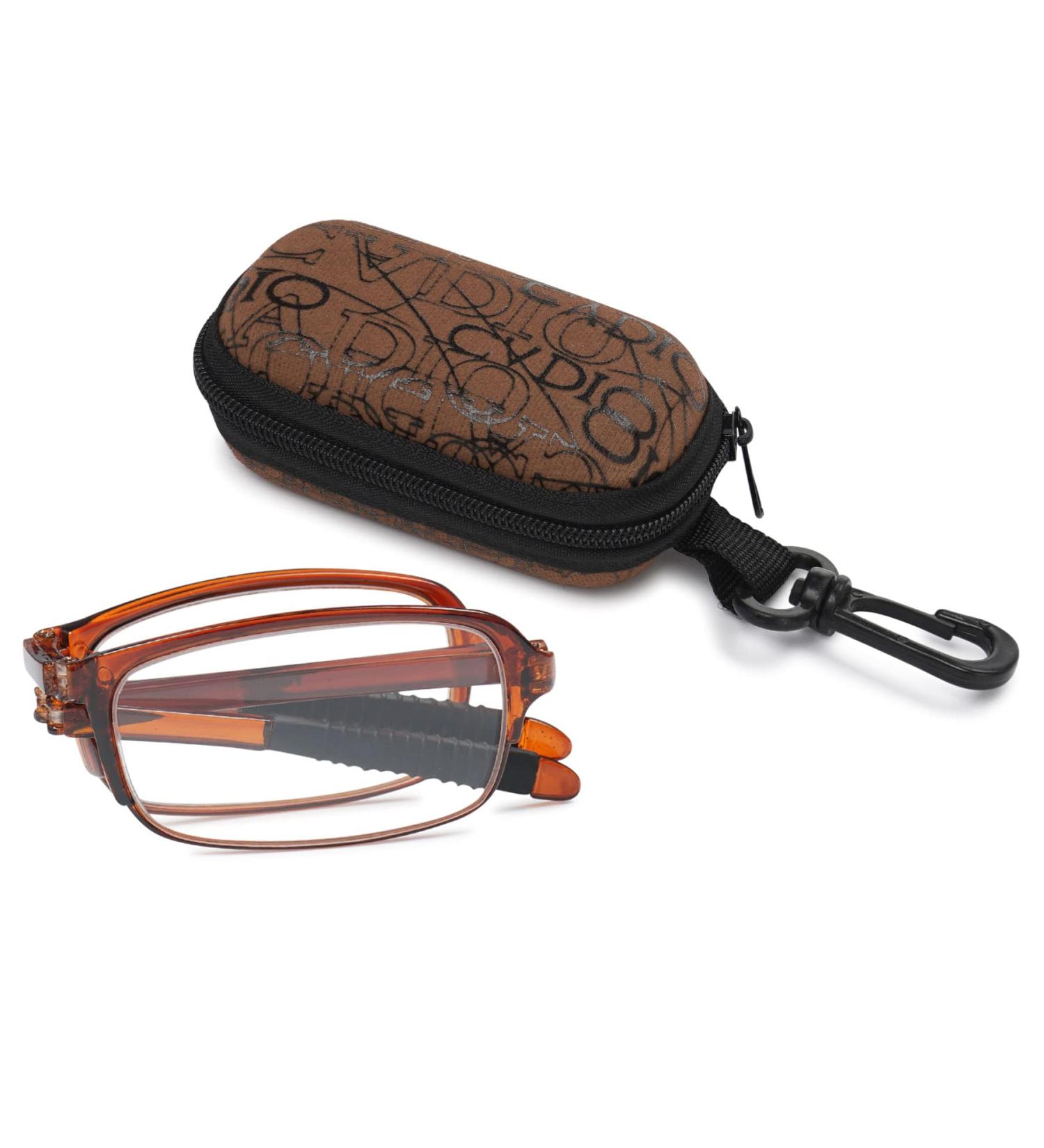 Buy Lanomi Foldable Reading Glasses for Men & Women - Mini Compact Anti Blue Light Glasses - TR90 Lightweight with Case - 4.0 Diopters - International Shipping - Buy Online on GoSupps.com