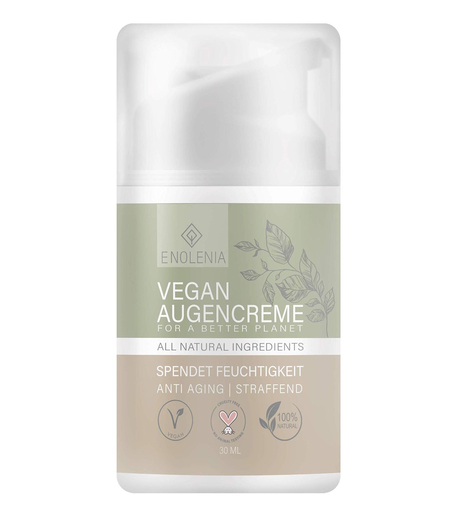 Enolenia Cosmetics Eye Cream - Vegan Anti-Fold Moisturizer for All Skin Types - Intensive Care for Youthful & Mature Skin - Buy Online on GoSupps.com