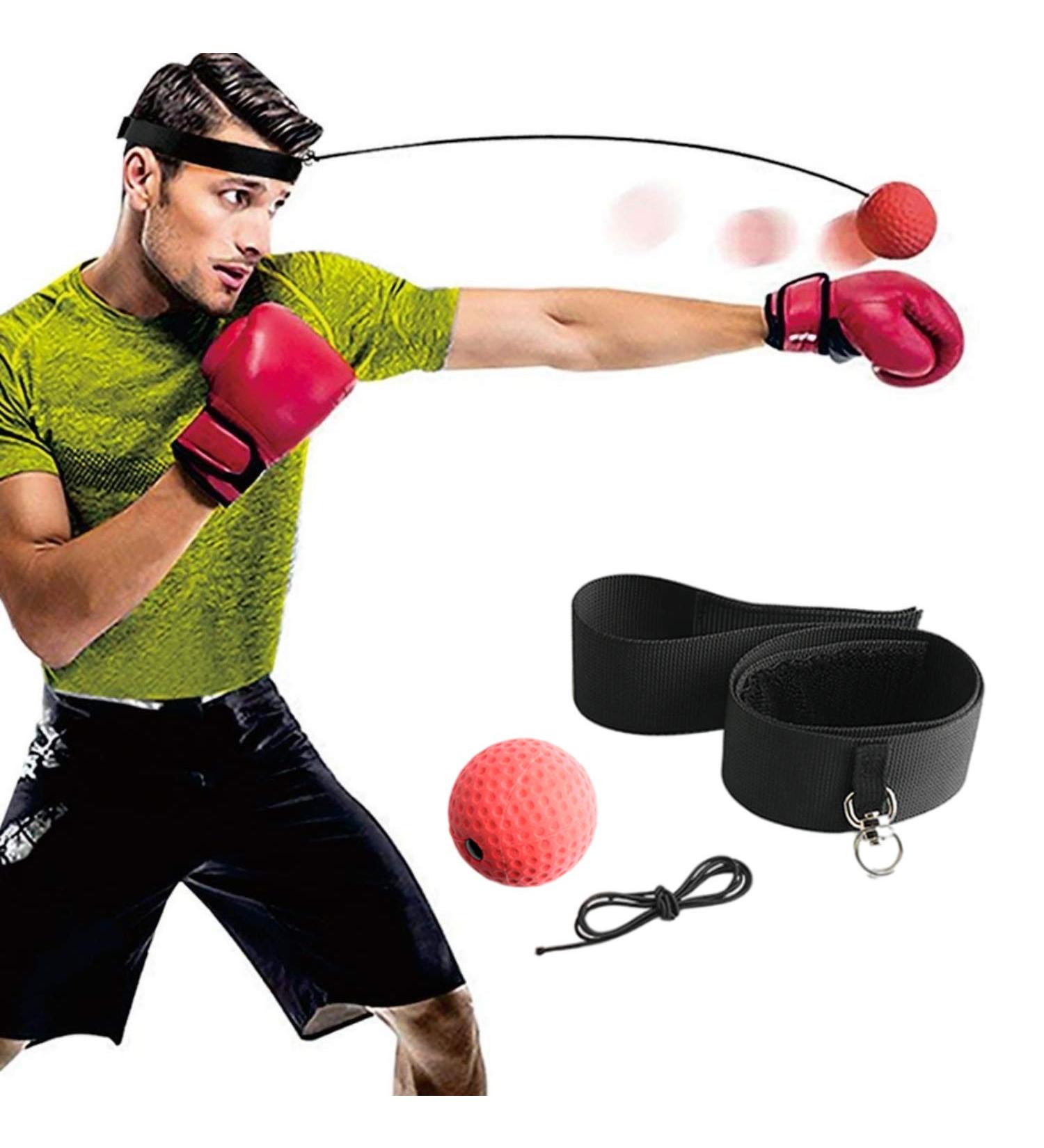 Gdaytao Boxing Reflex Ball Set - Improve Reaction Time and Hand-Eye Coordination - Includes Headband and Rubber Ball - Perfect Boxing Gift Idea - Buy Online on GoSupps.com