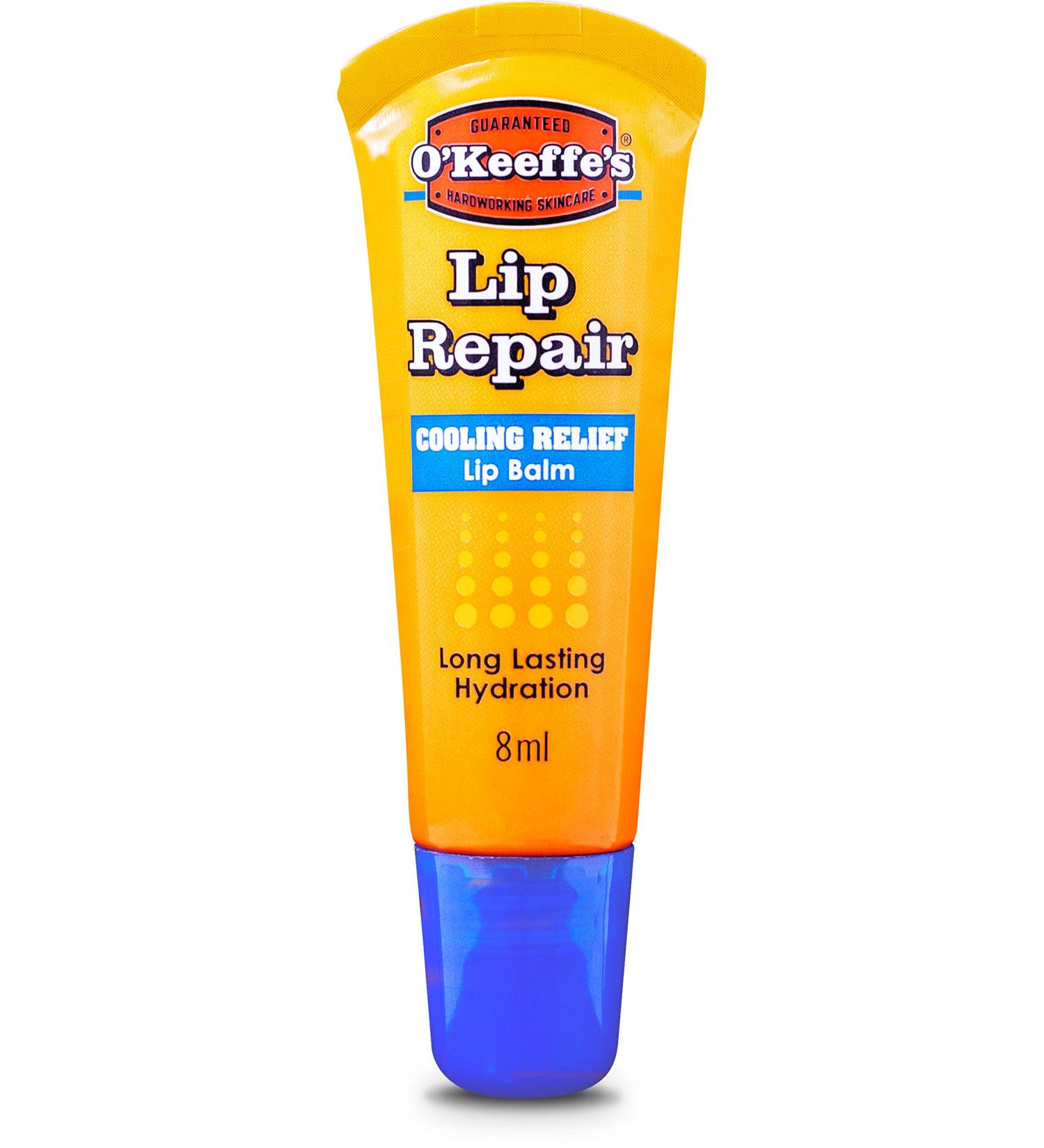 OKeeffe's Lip Repair Tube - Cooling Relief 8ml | Best Soothing Lip Balm for Dry Lips - International Shipping Available - Buy Online on GoSupps.com