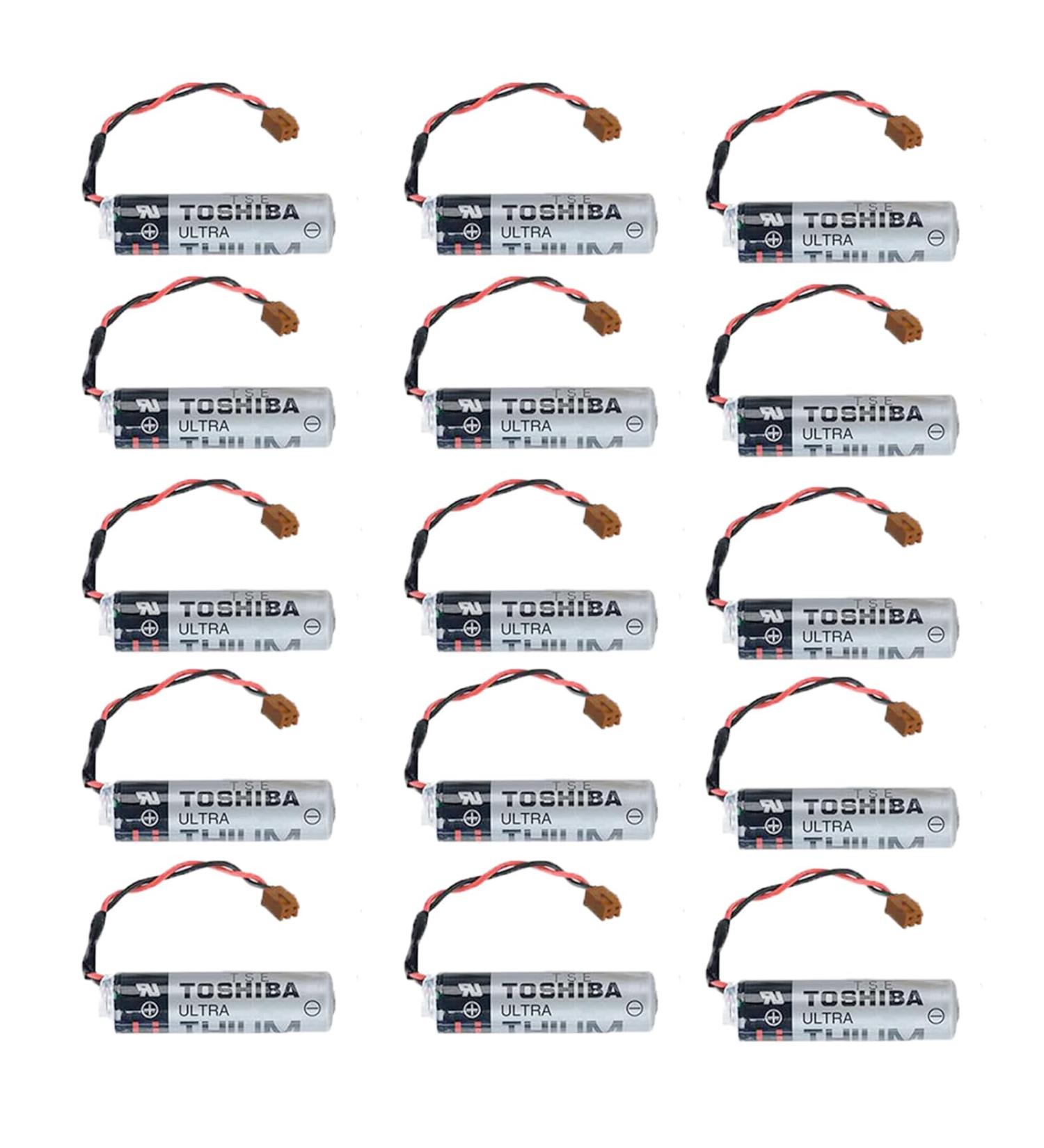 Buy 15 Pack ER6VCT ER6V/3.6V PLC Batteries - 3.6V 2000mAh for Robot OTC ER6BWK67PT with JAE Plug - International Shipping Available - Buy Online on GoSupps.com
