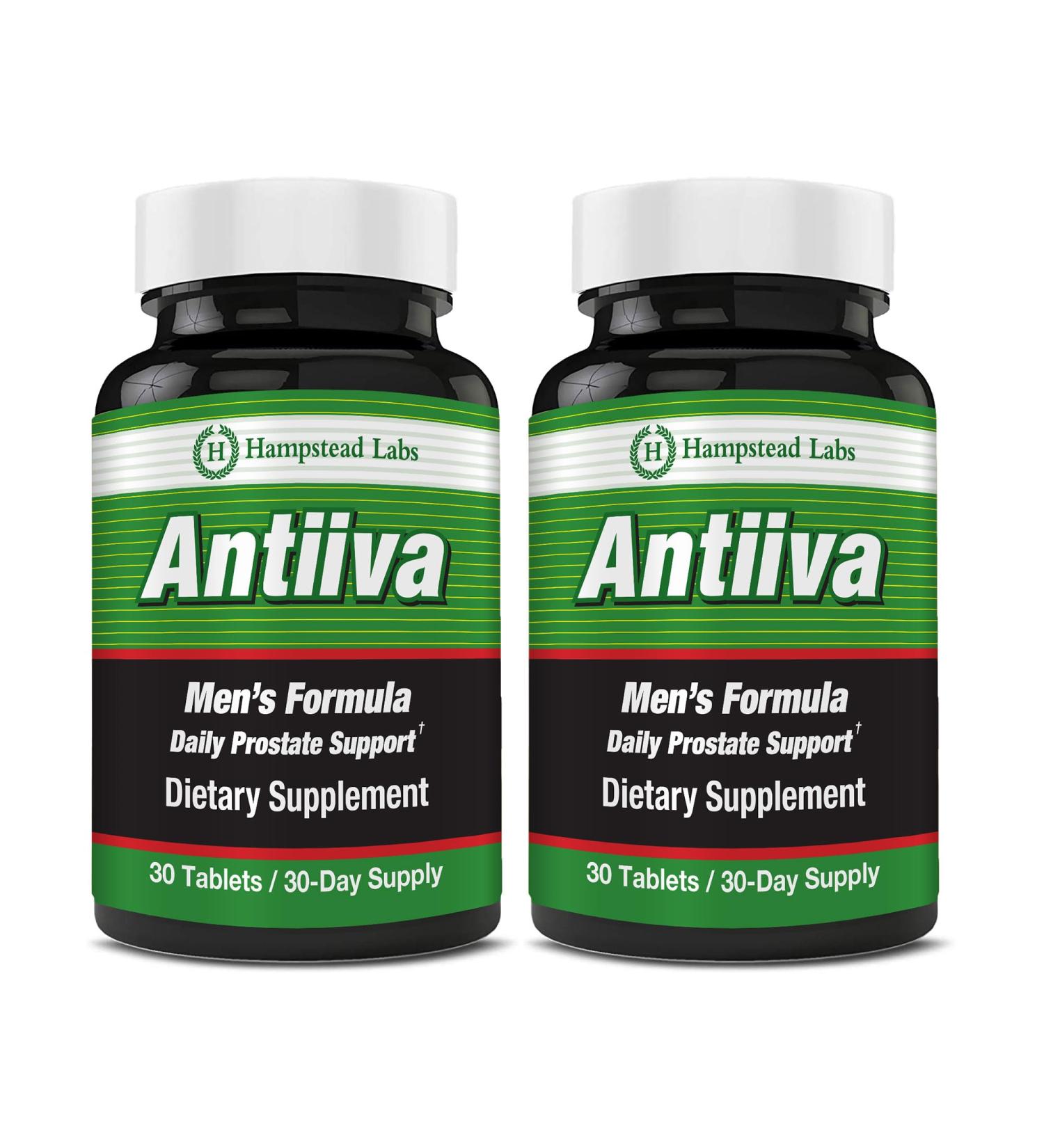 Hampstead Labs Beta Sitosterol Men's Prostate Support Dietary Supplement Daily Prostate Support Bladder Control for Men| 2-Pack of 30 Tablets