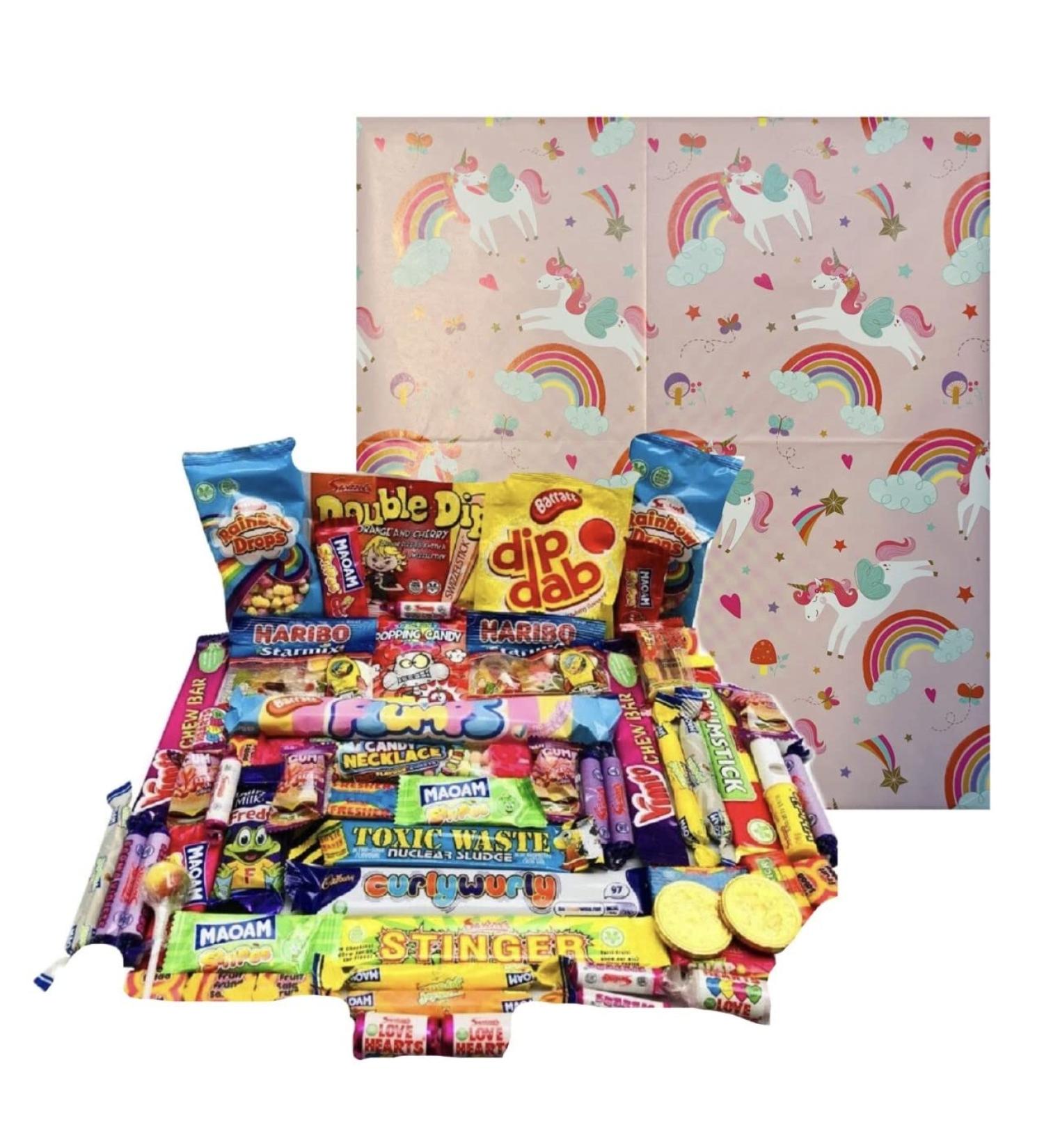 Unicorn Pick N Mix The Ultimate Retro Sweet Selection 70s 80s Box Sweet Hamper -Present Gift For Him/Her - Buy Online on GoSupps.com