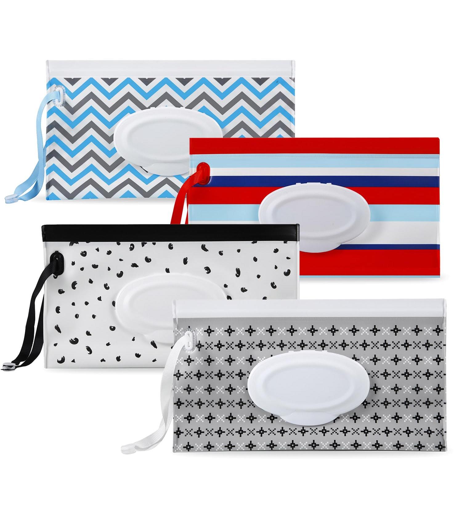 Shop Pandaear 4 Pack Baby Wet Wipes - Portable Reusable Closure Container & Pocket Size for On-the-Go | International Shipping Available - Buy Online on GoSupps.com