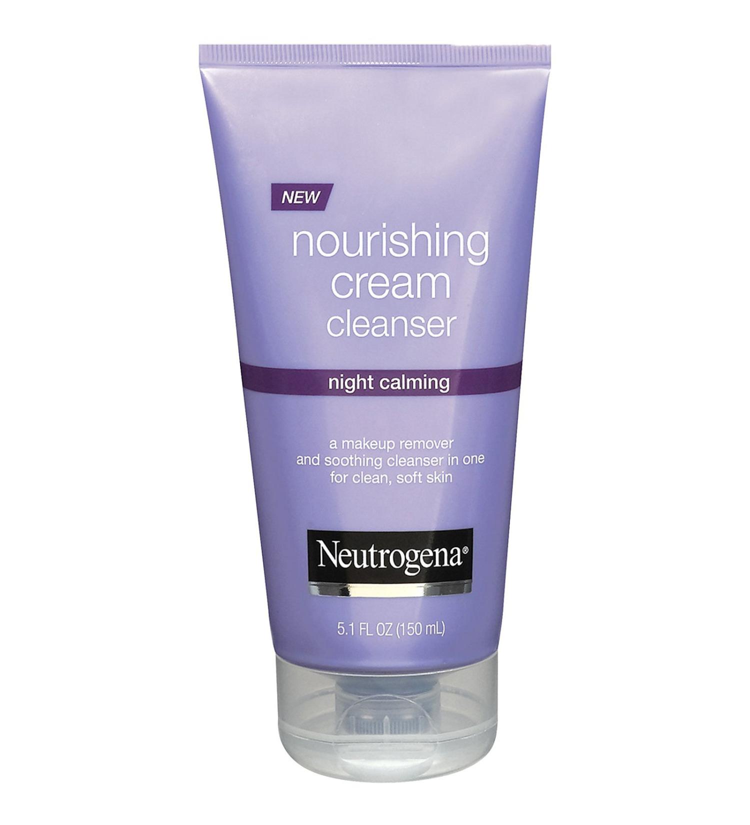 Neutrogena Night Calming Nourishing Cream Cleanser 5.1 Fl Oz
