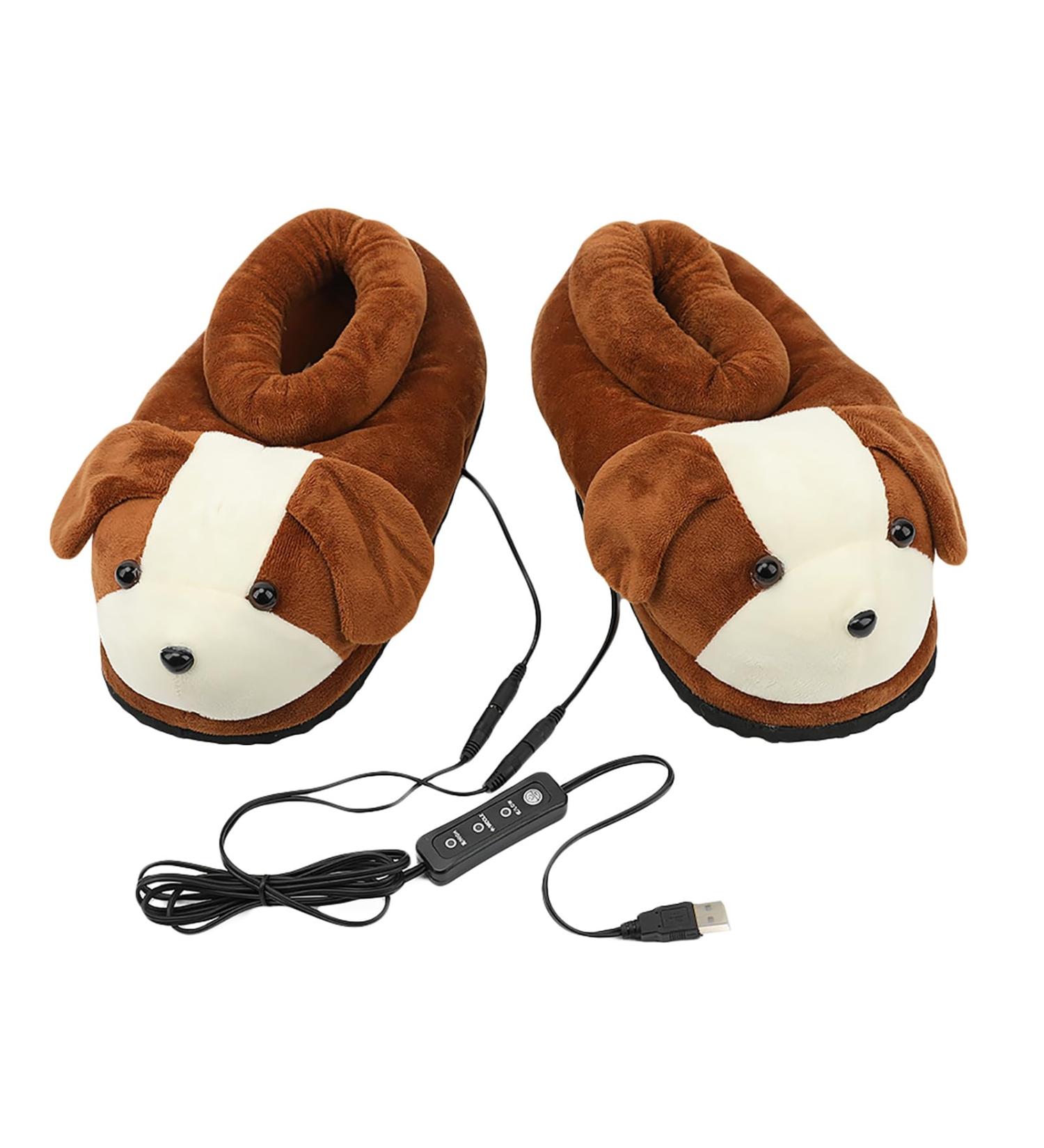 Fogcroll Foot Heater - Fast Heating Fleece USB Plug Shoes for Home | Cute & Cozy Comfort - Buy Online on GoSupps.com