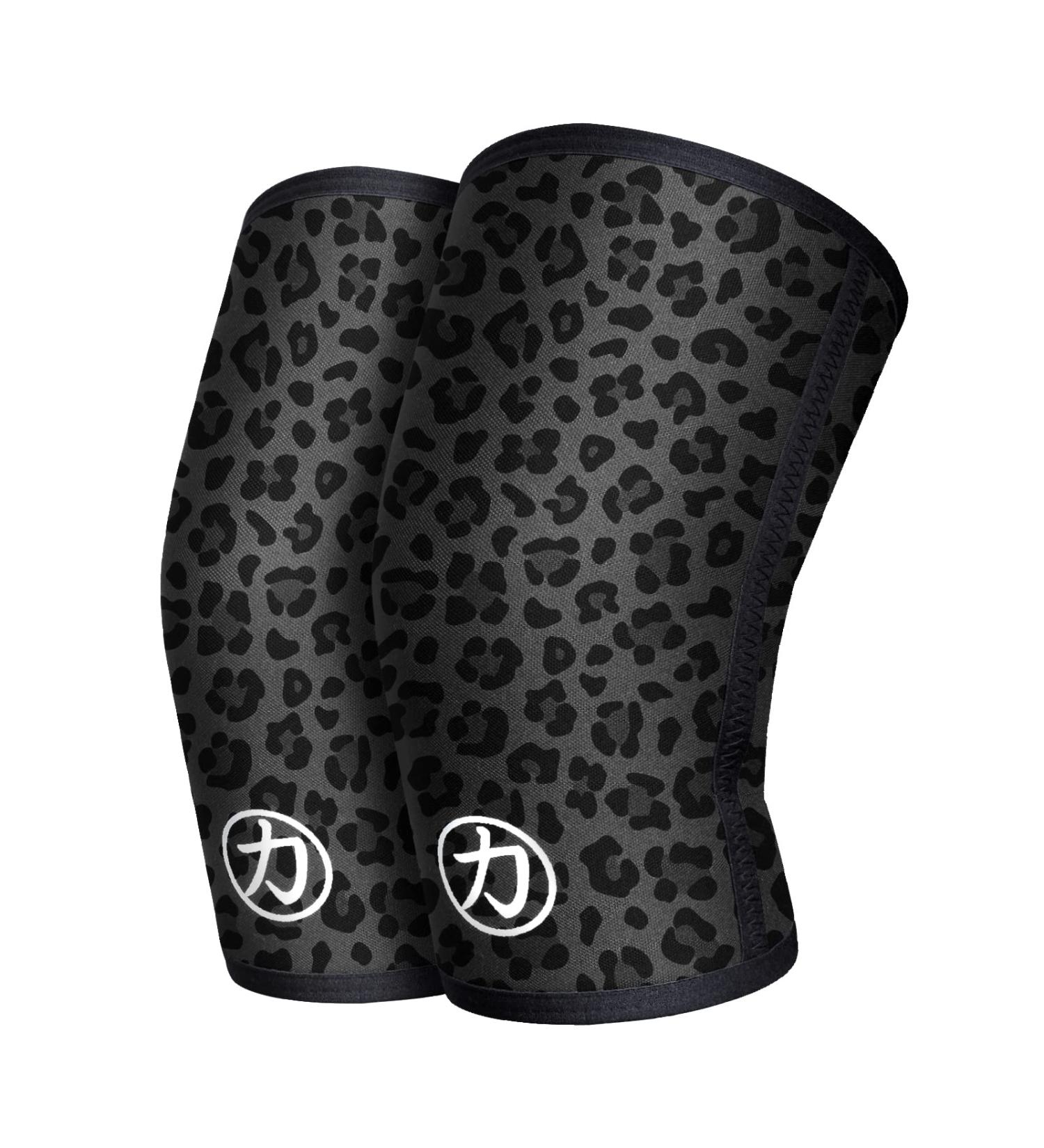 Strength Shop 7mm Neoprene Knee Band for Men & Women - Leopard | Tear-Resistant IPF Competition Knee Sleeves for Powerlifting & Strength Training - 1 Pair (L) - Buy Online on GoSupps.com