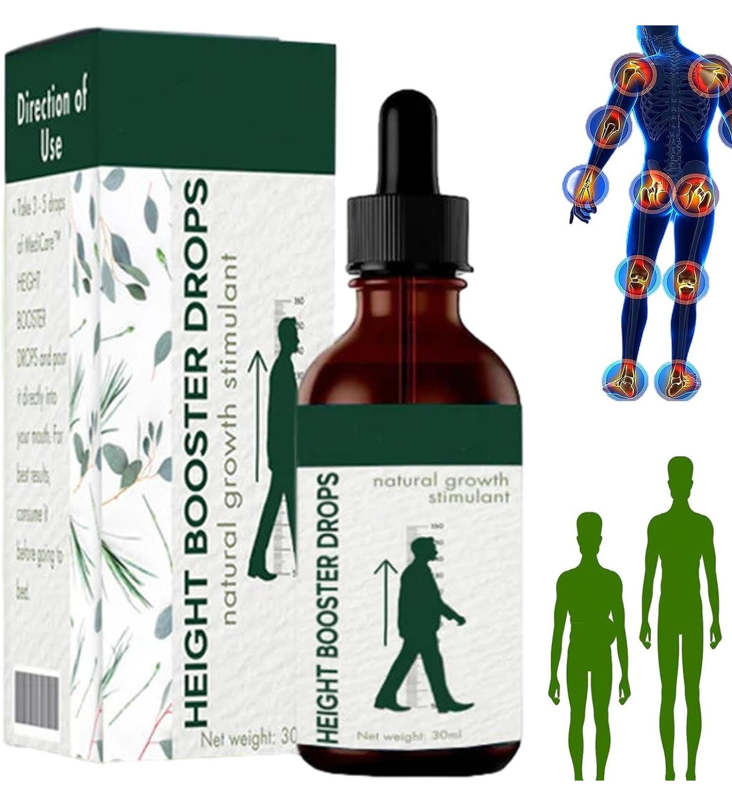 Medicare Height Booster Drops - Height Growth Oil for Adolescents | Reach Maximum Height (1PC) - Buy Online on GoSupps.com