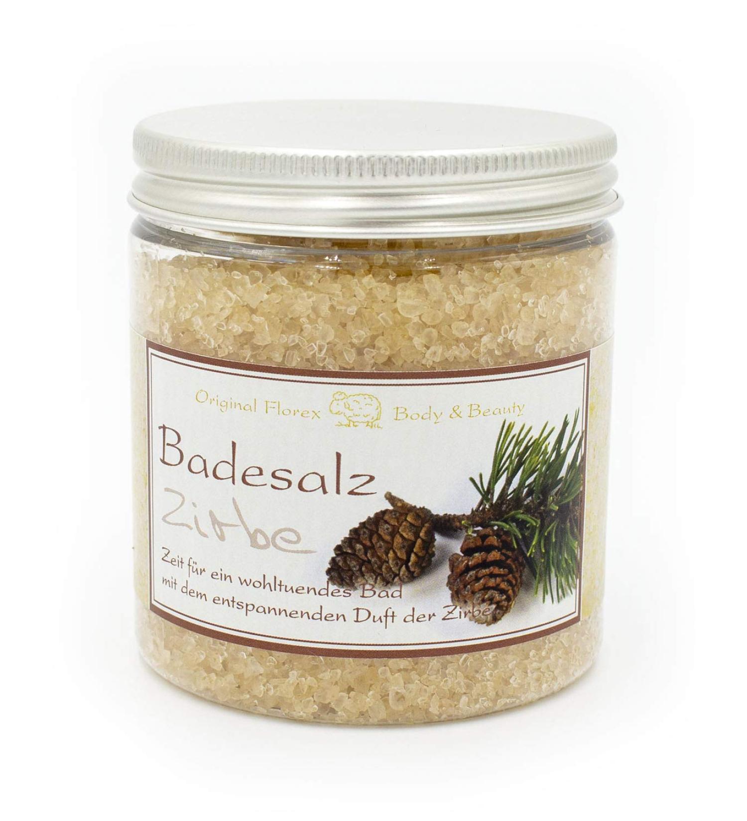 Florex Bathing Salt Zirbe 300g | Natural Relaxation for Soothing Baths | Buy Internationally - Buy Online on GoSupps.com