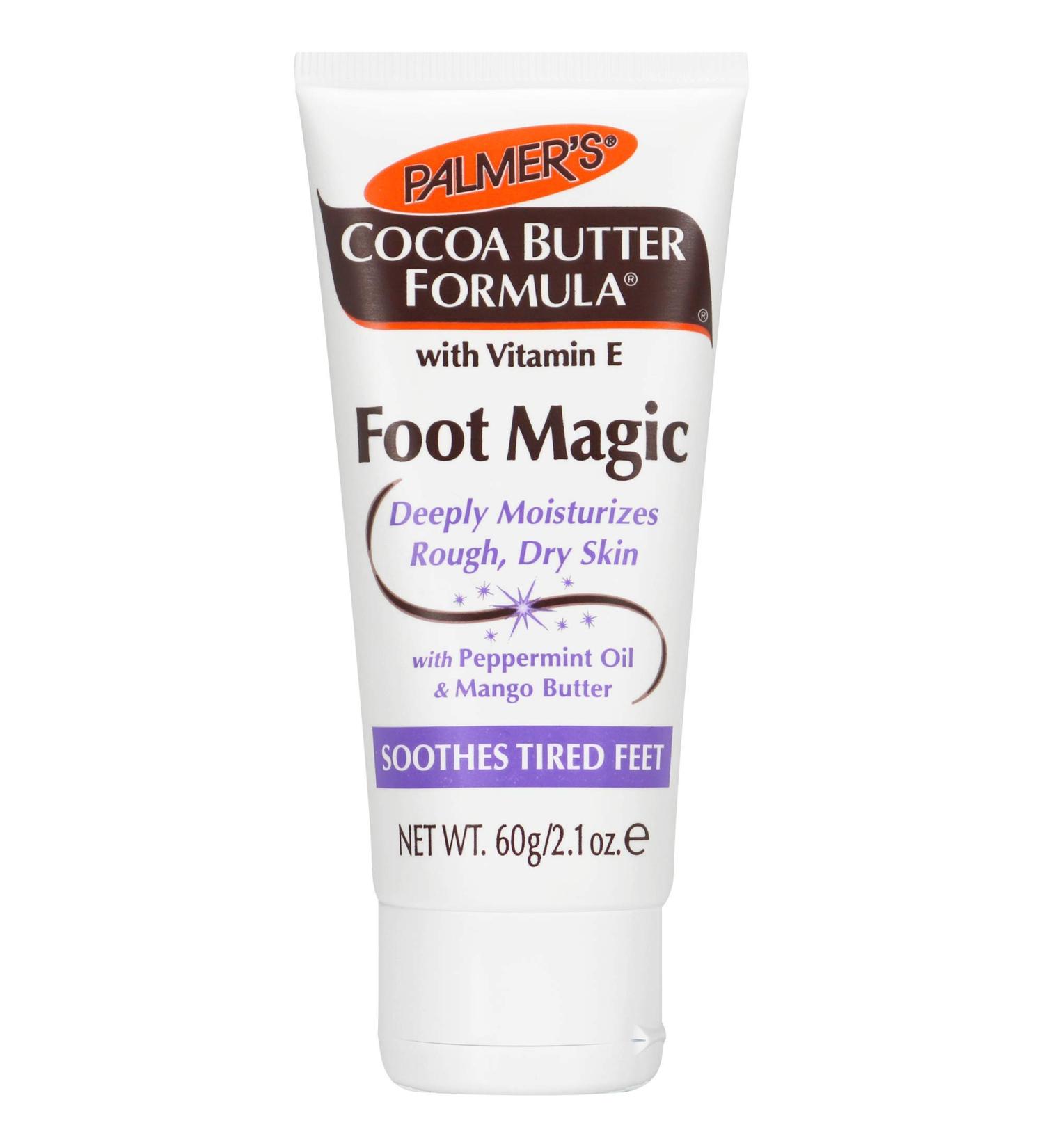 Palmer's Cocoa Butter Formula Foot Magic with Peppermint Oil & Mango Butter - 2.1 oz (60 g) for Soft, Smooth Feet - Buy Online on GoSupps.com