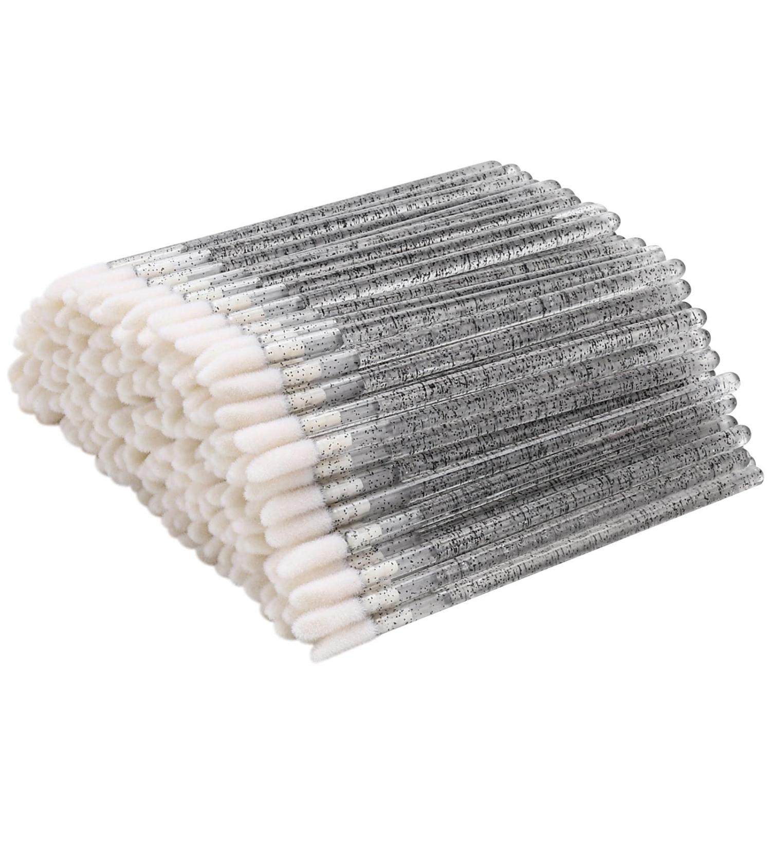 200Pcs Disposable Lip Brush Applicators | Crystal Lipstick Wands Makeup Beauty Tool Set - Buy Online on GoSupps.com