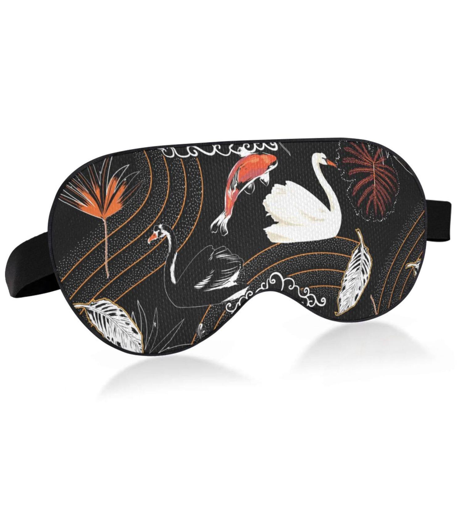 Adjustable Light Blocking Eye Mask for Deep Sleep | Breathable Travel Mask for Men and Women | Ideal for Business Trips, Yoga, and Meditation - Buy Online on GoSupps.com