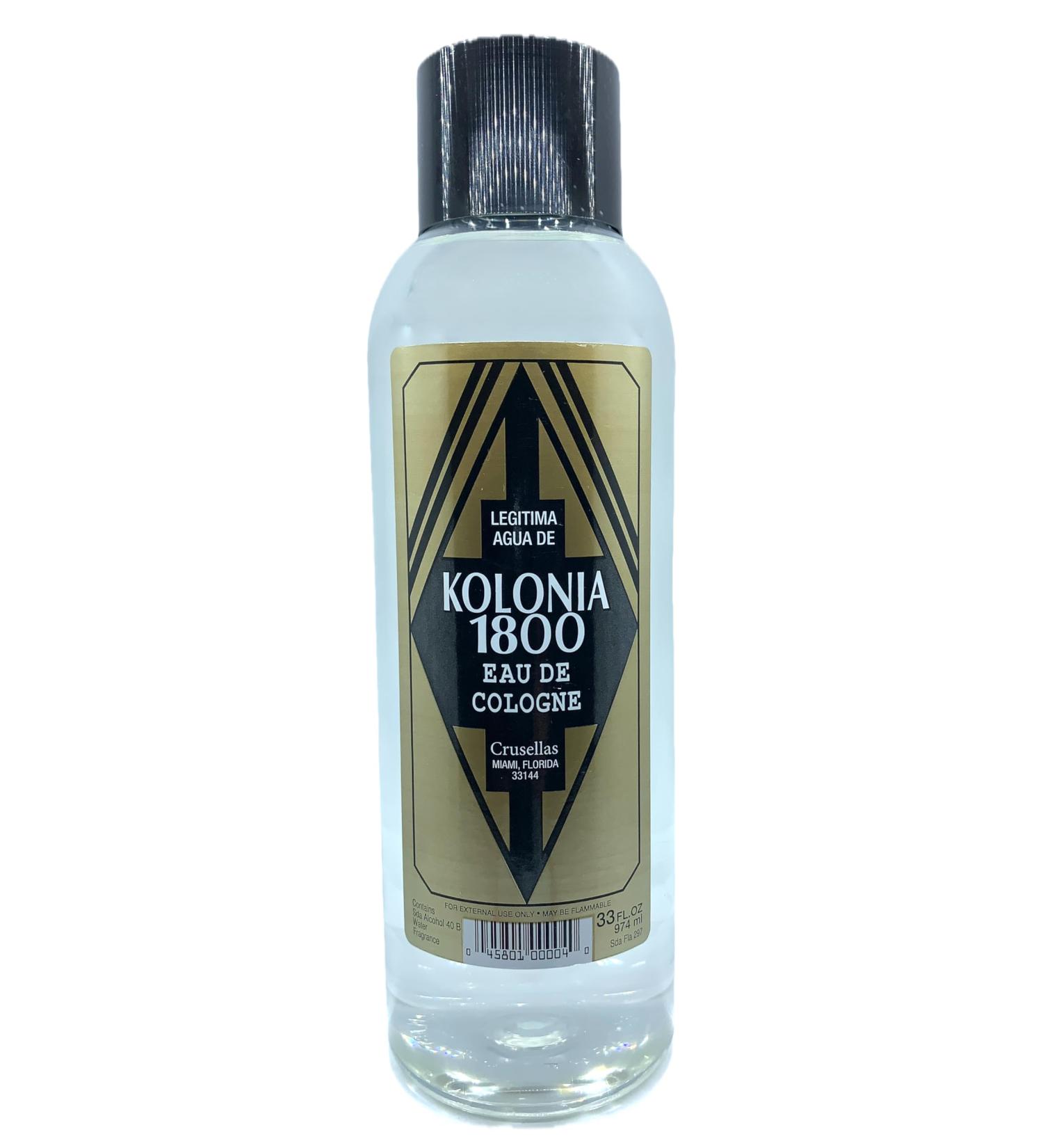Legitima Agua de Kolonia 1800 Natural Splash Cologne 33 Fl. Oz. 33 Fl Oz (Pack of 1)