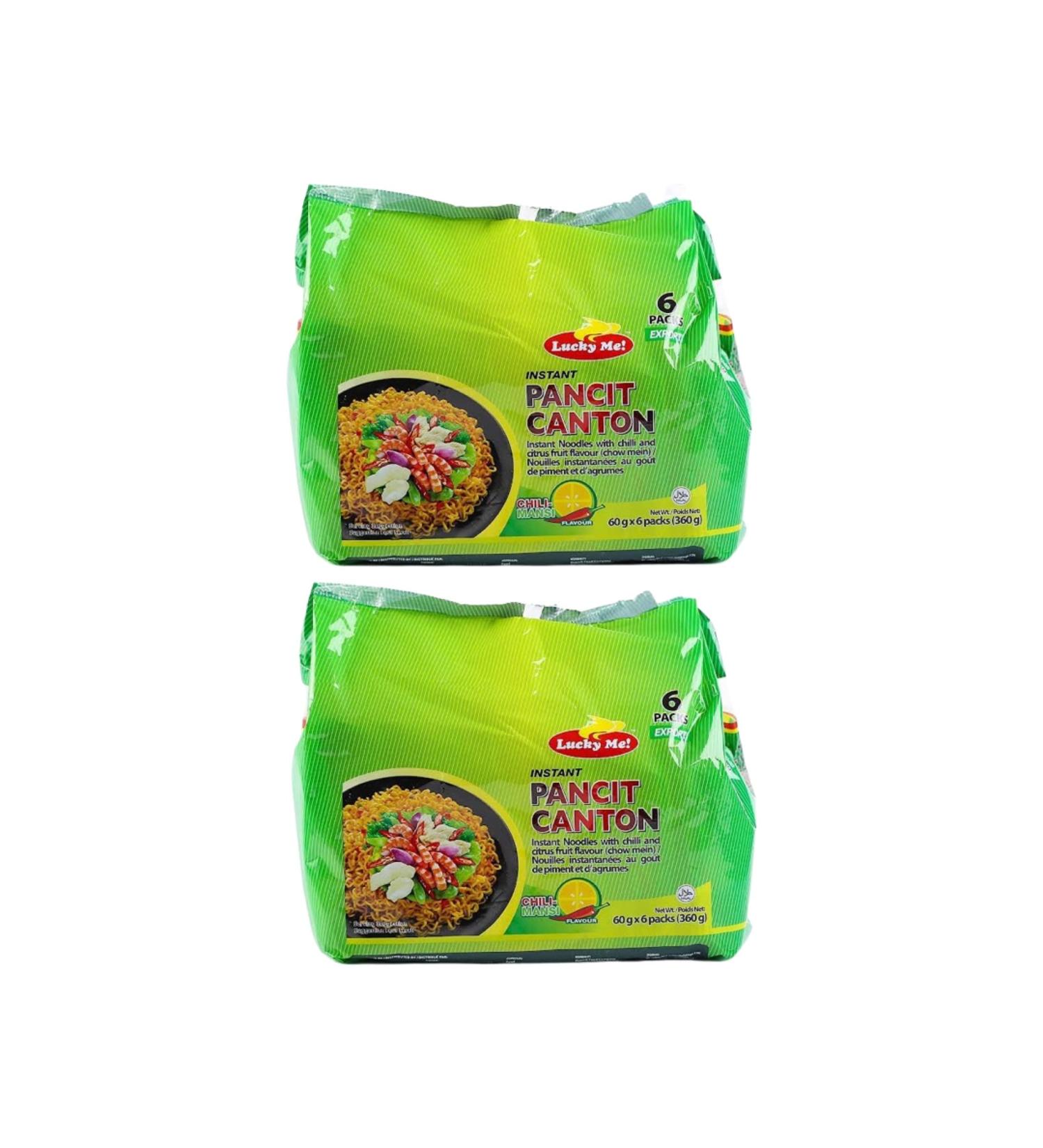 Lucky Me! Pancit Canton Instant Noodles Chilimansi Flavor (12 units x 60g) - Buy Online on GoSupps.com