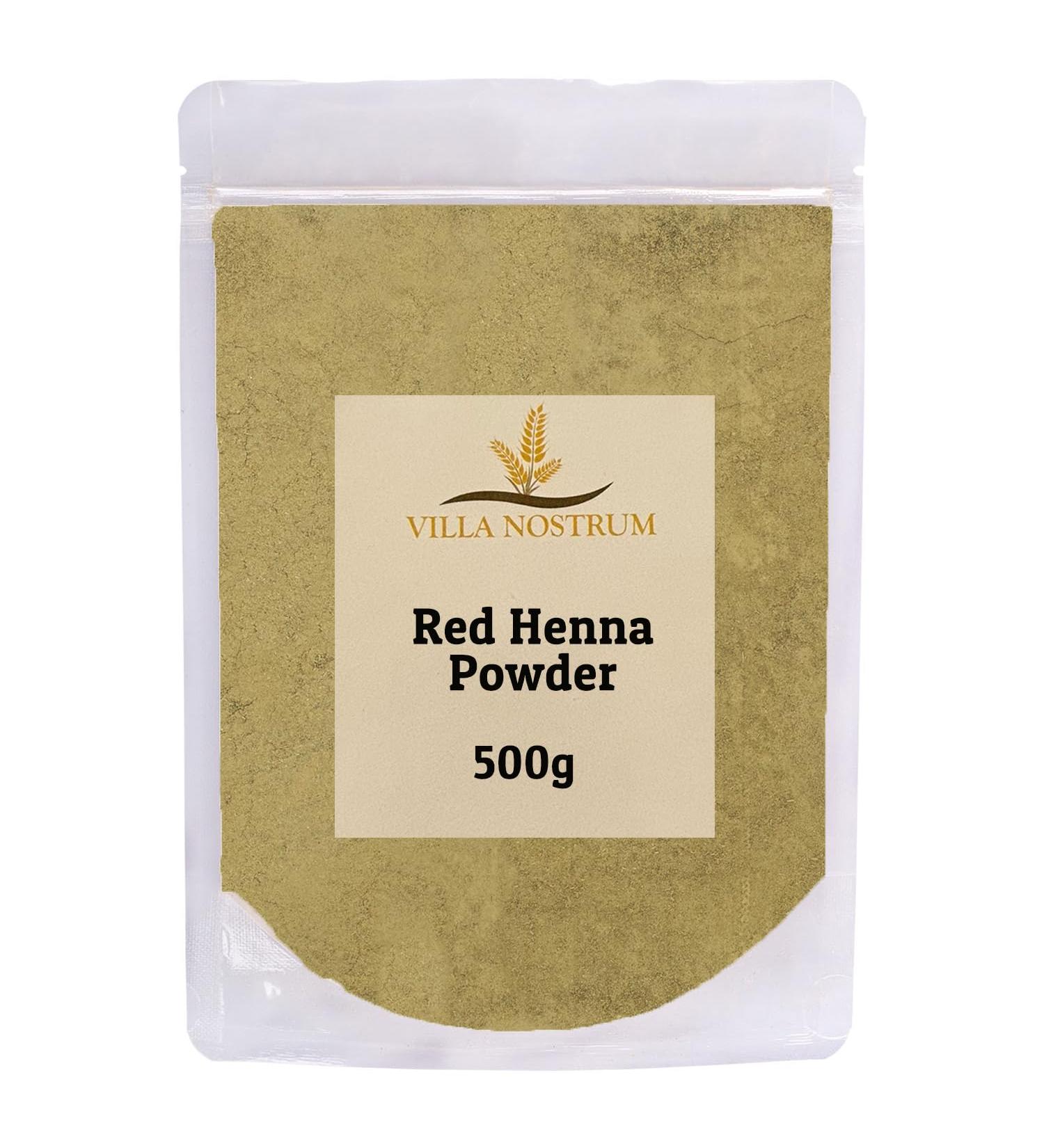 Red Henna Powder 500g by Villa Nostrum