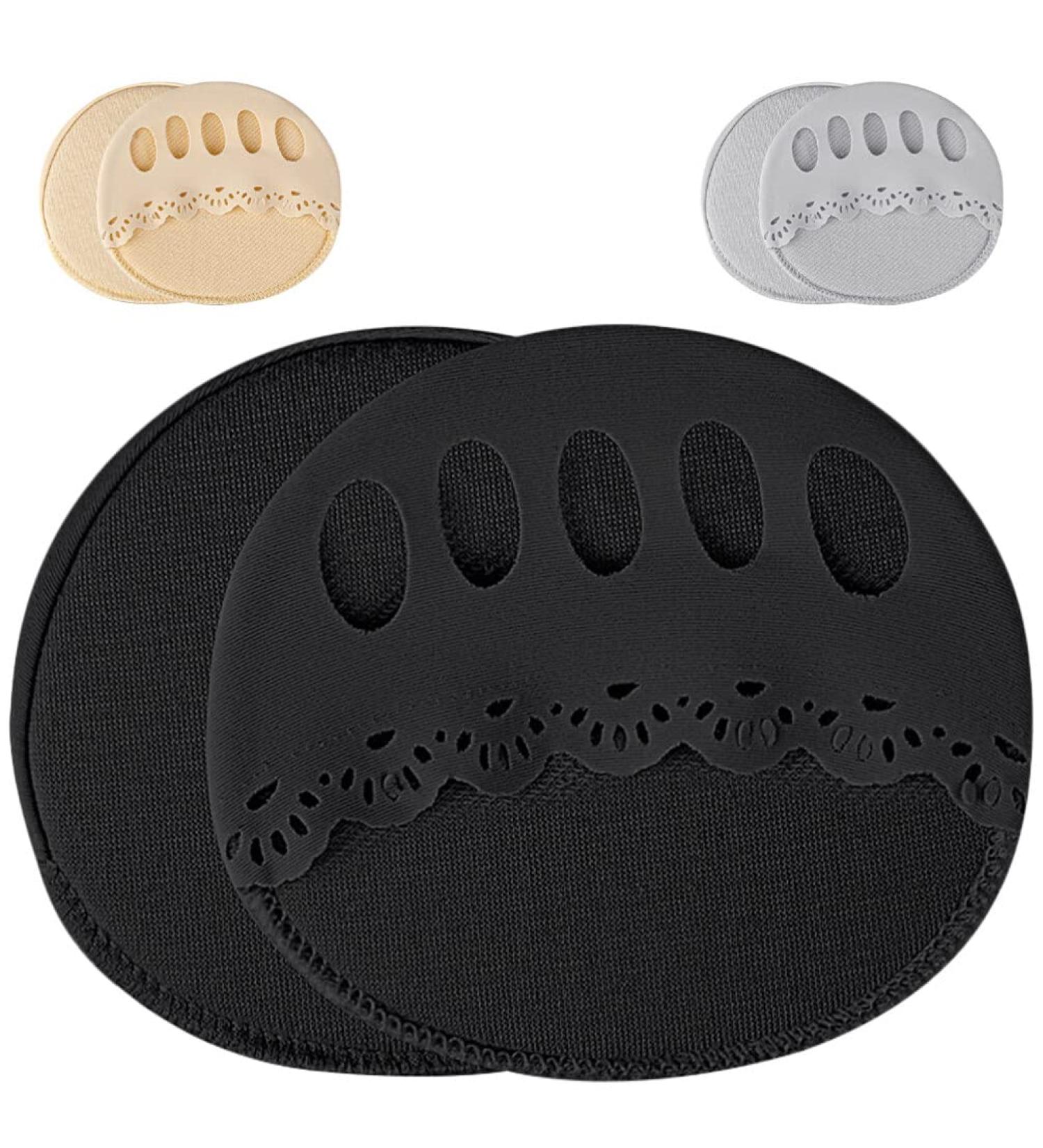 Beaupretty Women's Pumps Toe Topper Liner Socks - 3 Pairs Invisible Half Socks for High Heels & Sandals - Buy Online on GoSupps.com