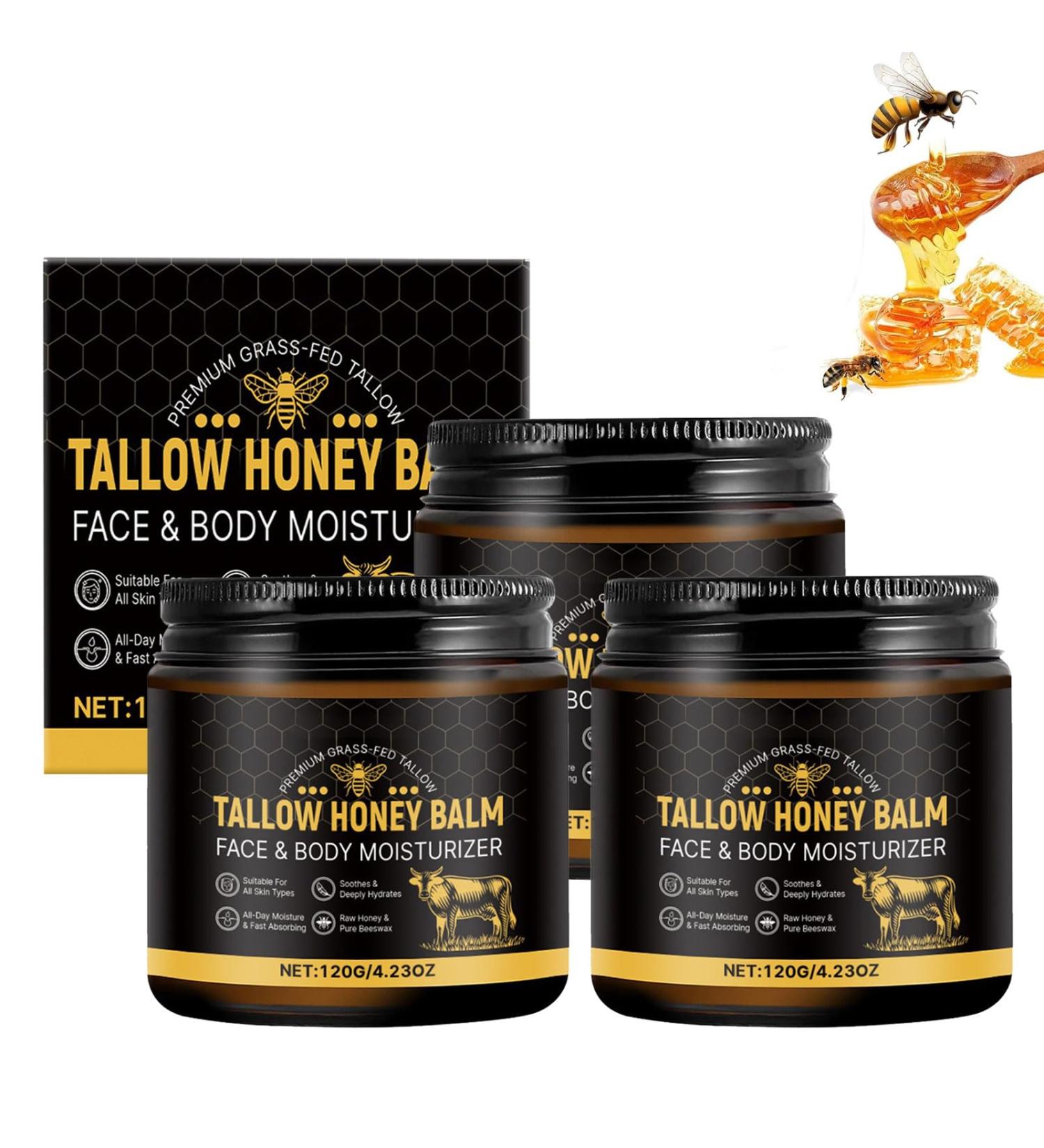 FRTG 123 pieces Beef Tallow cream organic beef tallow for skin organic beef tallow cream with honey deep moisture for face and body fast absorption and skinfriendly 3 - Buy Online on GoSupps.com