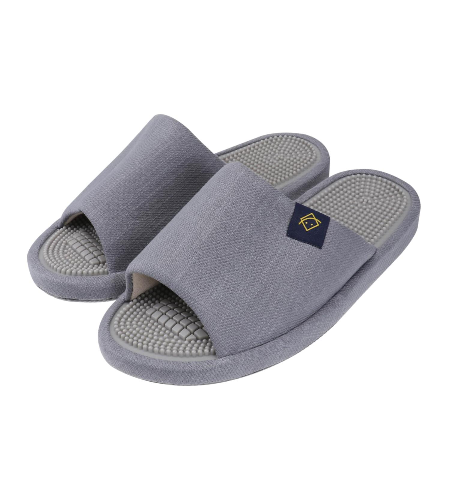 FRCOLOR 3 Pairs Massage Slippers Alias para Hombres Orthopaedic Slippers Calendar Hanger Sandals Open Slippers Foot Household Massage Shoes Bed Linen Cotton Lovers 9.5x3pcs Blue X 3 Pieces - Buy Online on GoSupps.com