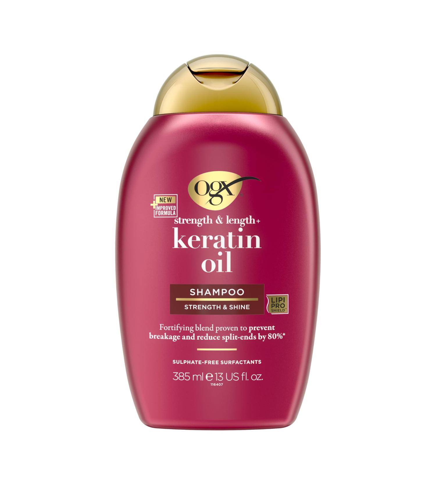 OGX OGX Keratin Oil Shampoo (385 ml) - Anti-breakage shampoo - Prevents hair breakage and reduces split ends