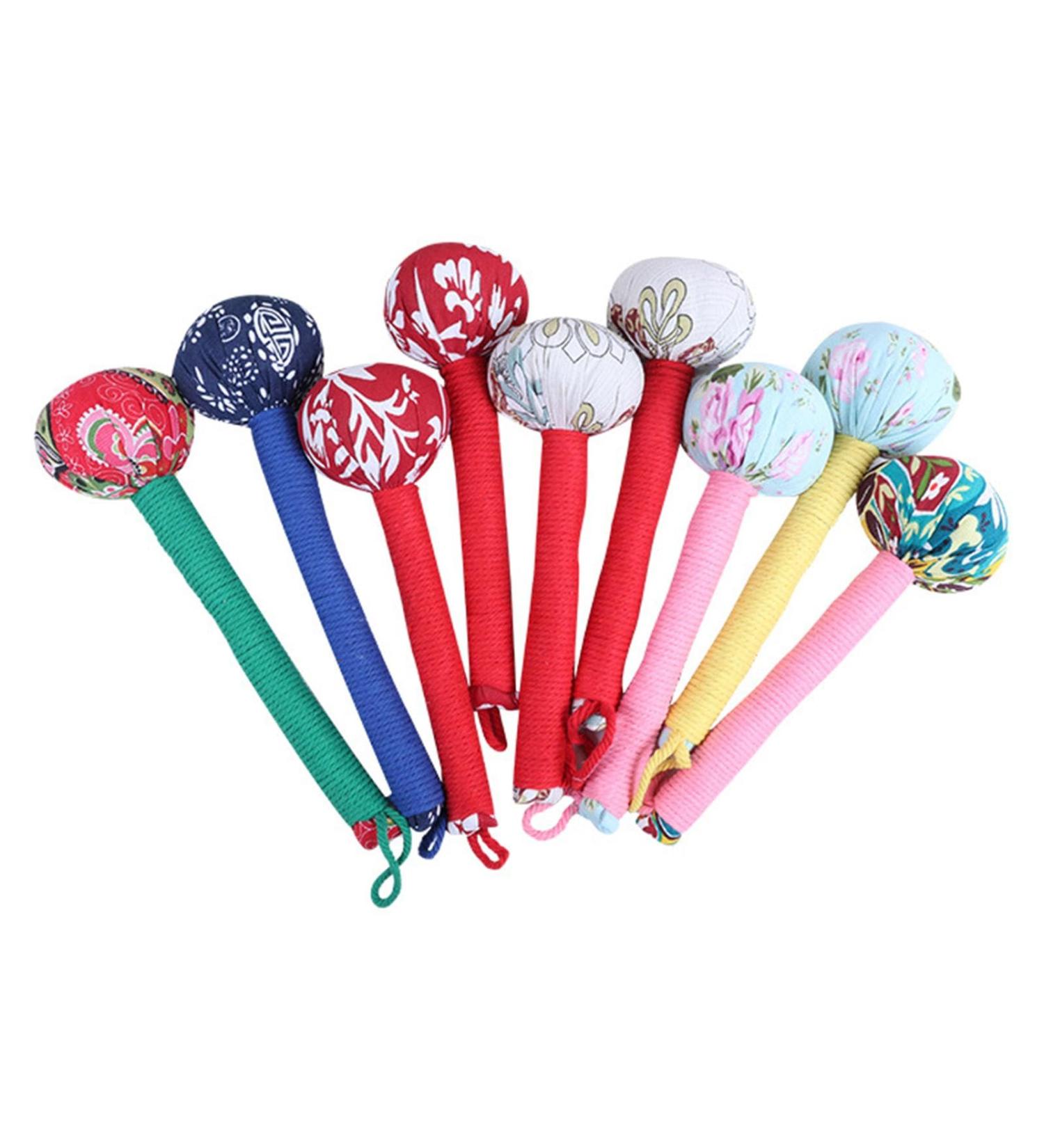 Mugwort Manual Massager - Herbal Handheld Hammer Tool for Whole Body Massage | Back Pain Relief | Random Color Option - Buy Online on GoSupps.com