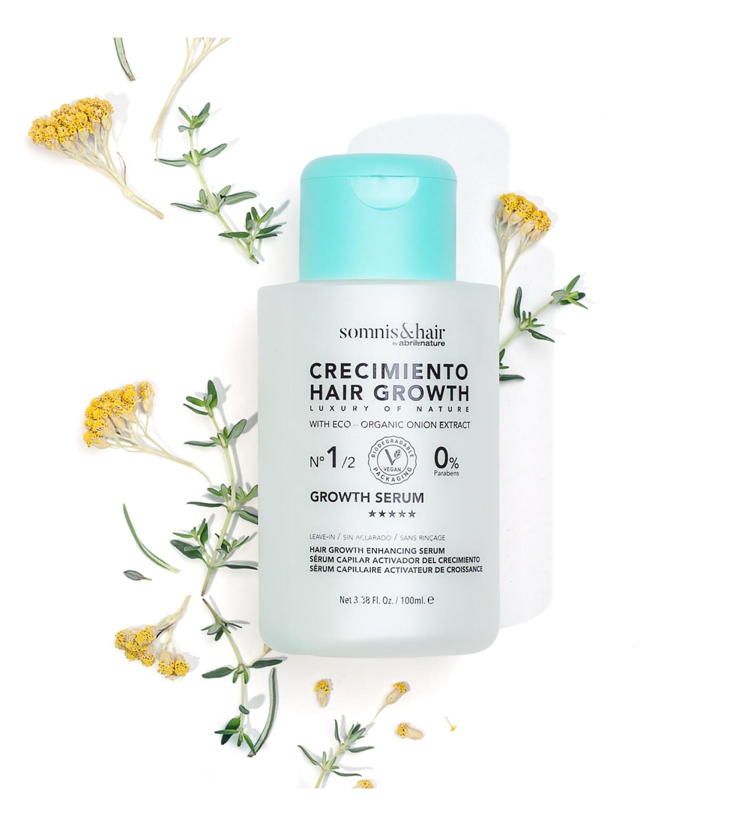  somnis&hair somnis&hair - Hair Growth Serum - Stimulates Growth and Reduces Hair Loss - Strengthens and Prevents Breakage - Paraben-Free - Vegan - 100 ml - Buy Online on GoSupps.com