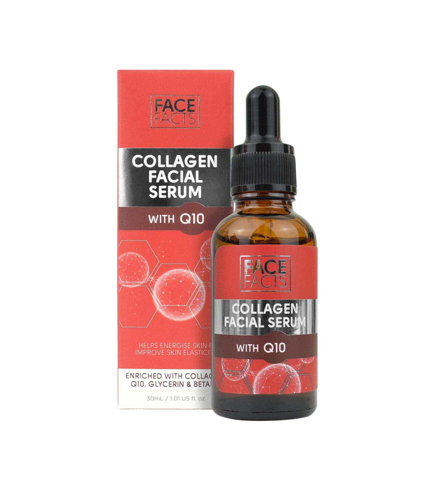 Face Facts Collagen Facial Serum | Firm + Revitalise | 30ml - Buy Online on GoSupps.com