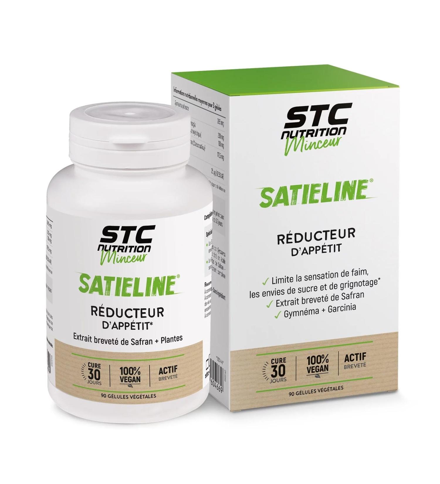 STC NUTRITION - Satieline - Stop hunger & cravings - Reduces sugar cravings - Proven results - Vegan - Patented active ingredients - Buy Online on GoSupps.com